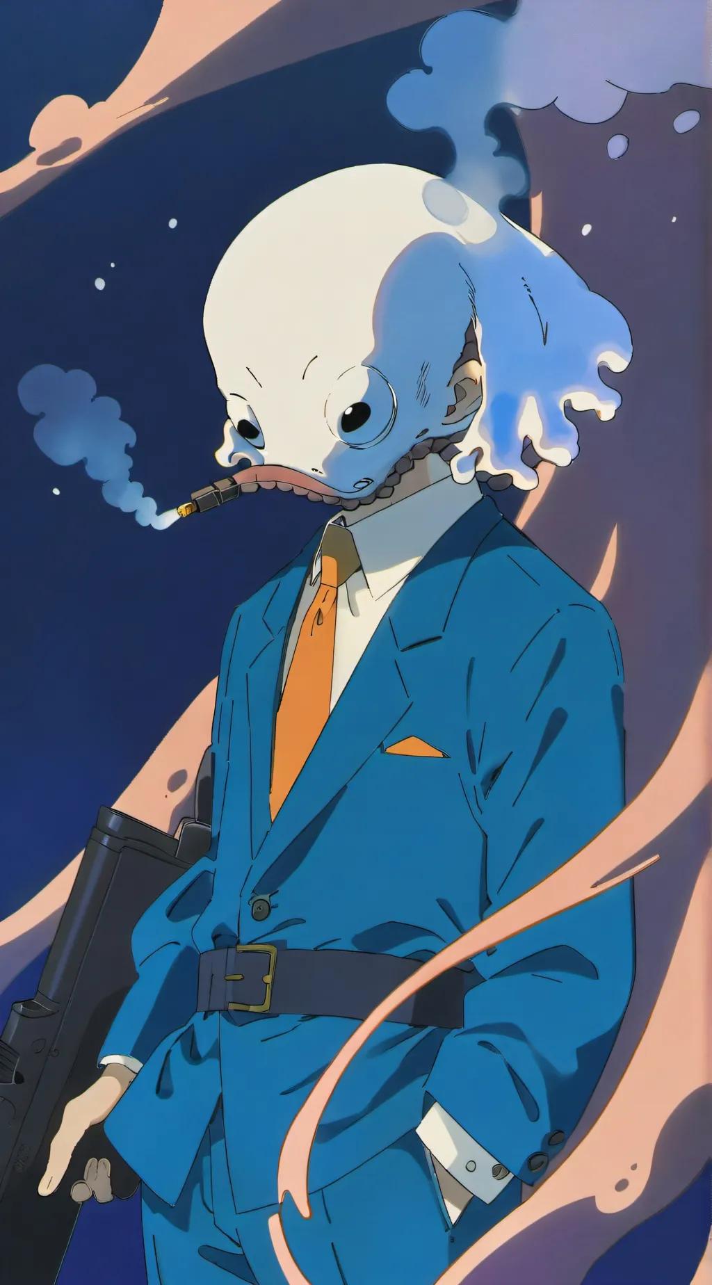 ai character: squid thug background