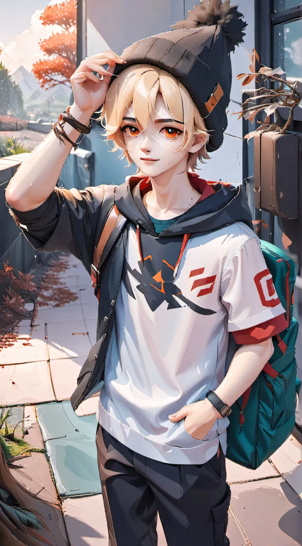 ai character: sam background