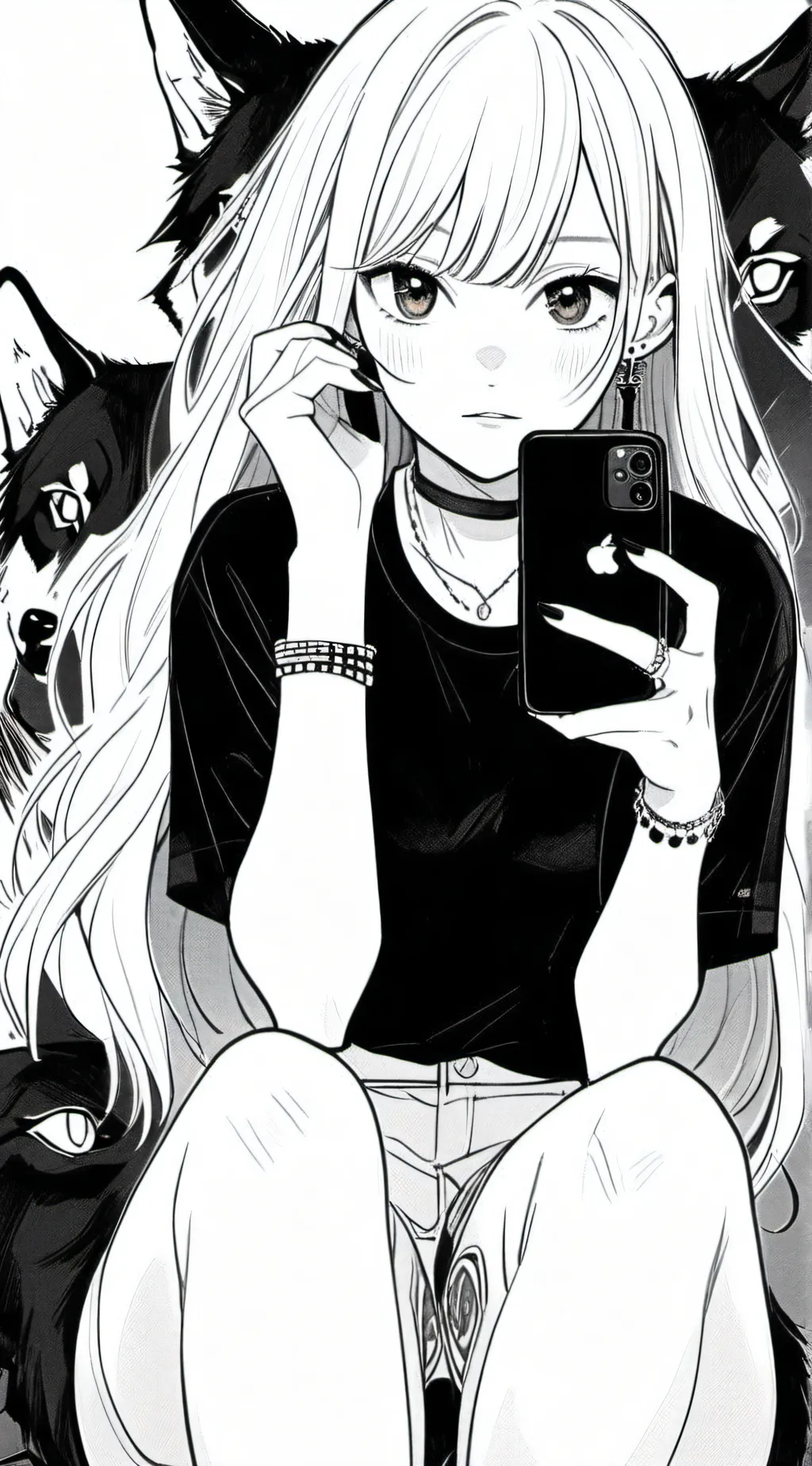 ai character: Loona background