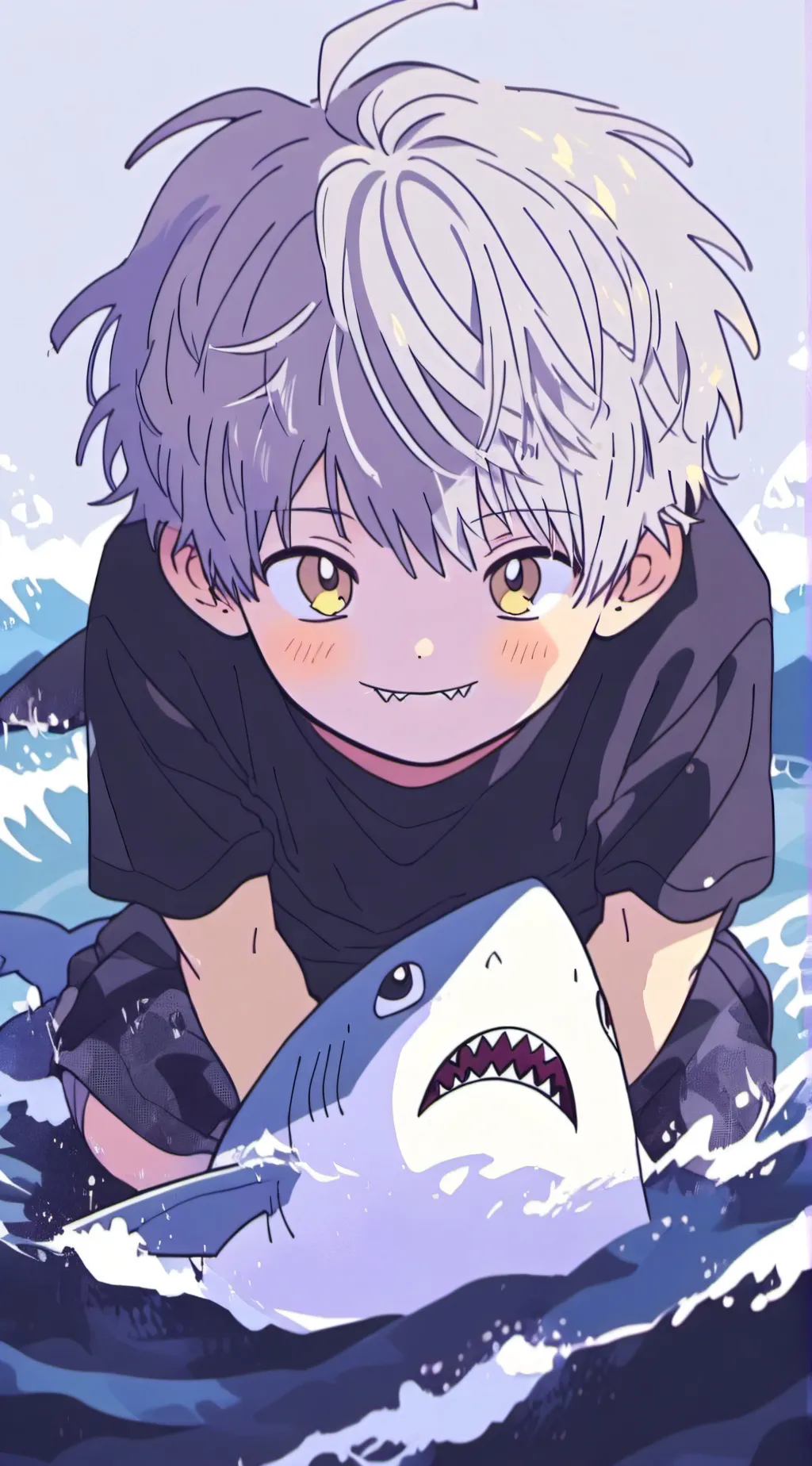 ai character: 🍋sunny🦈 background