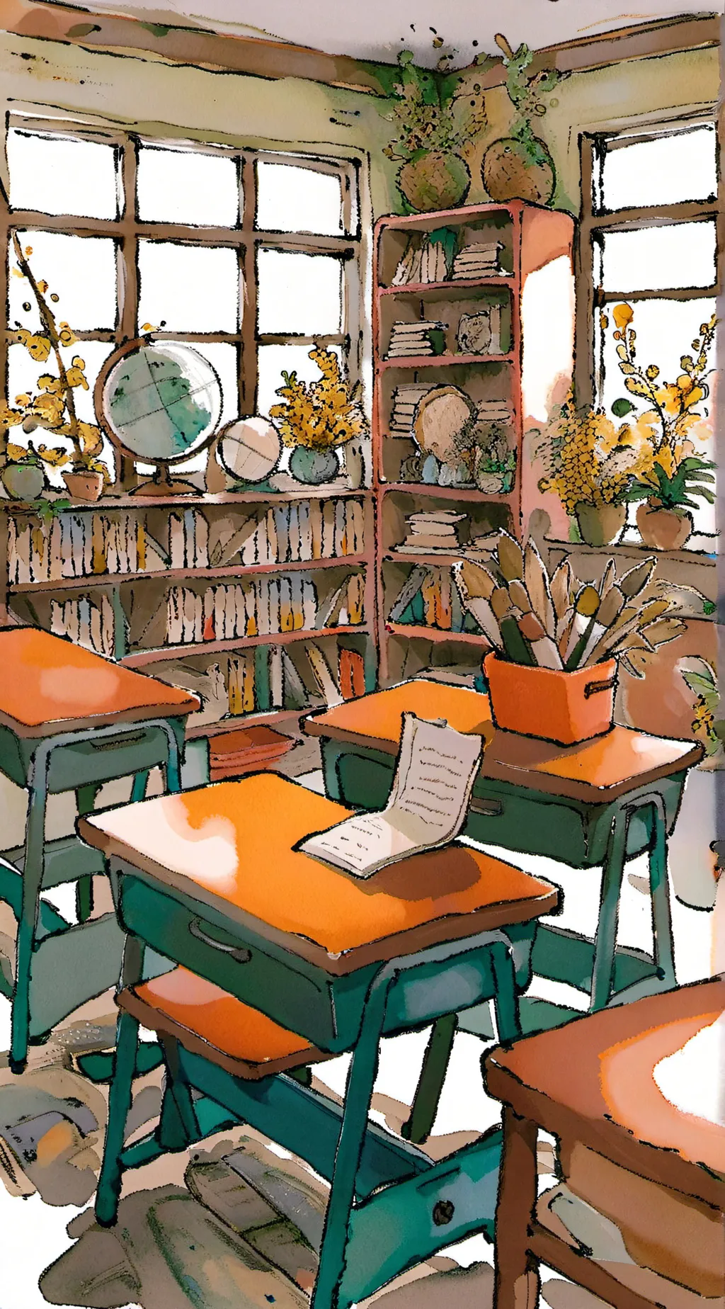 ai character: MY CHAOTIC CLASS background