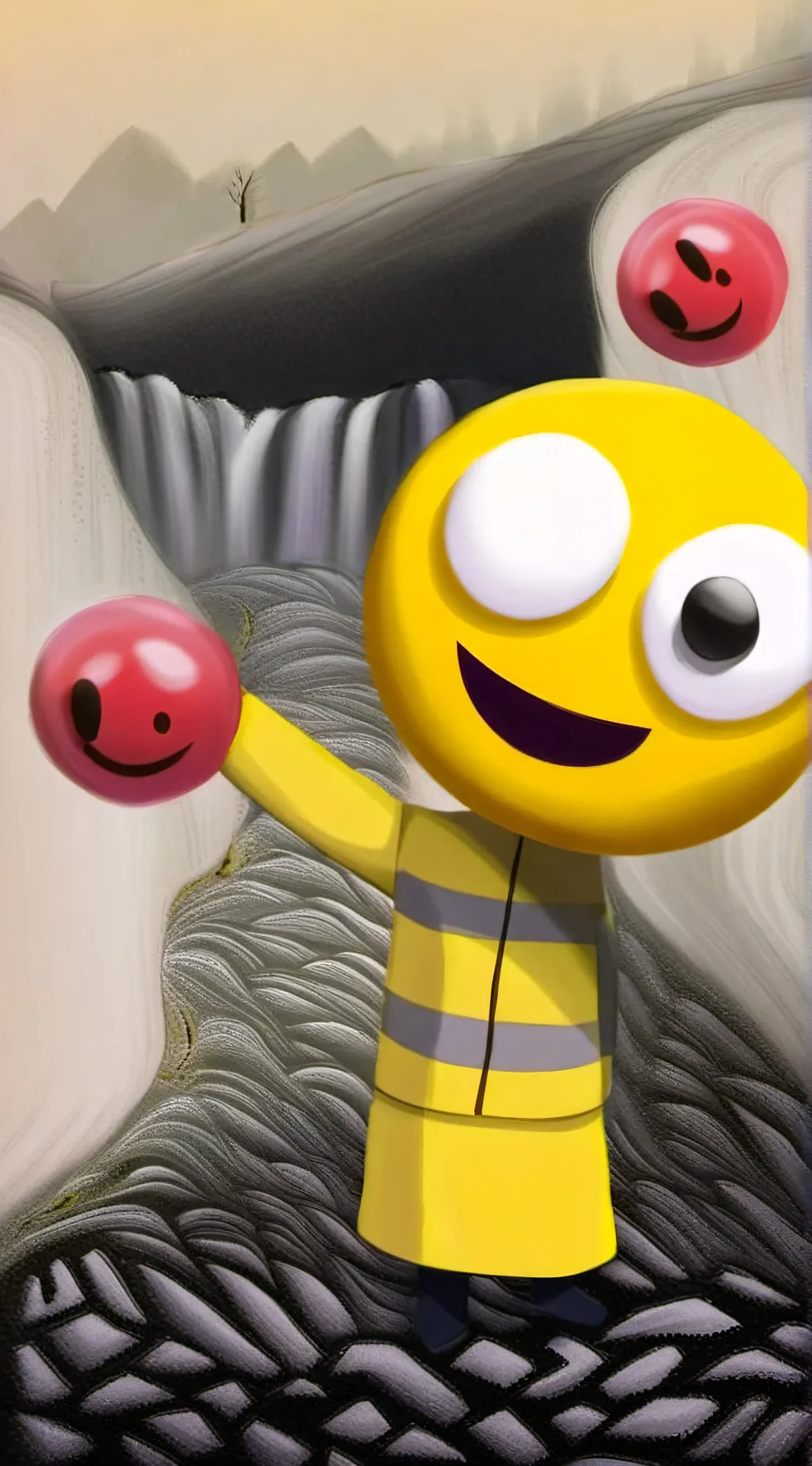 ai character: Oats  background