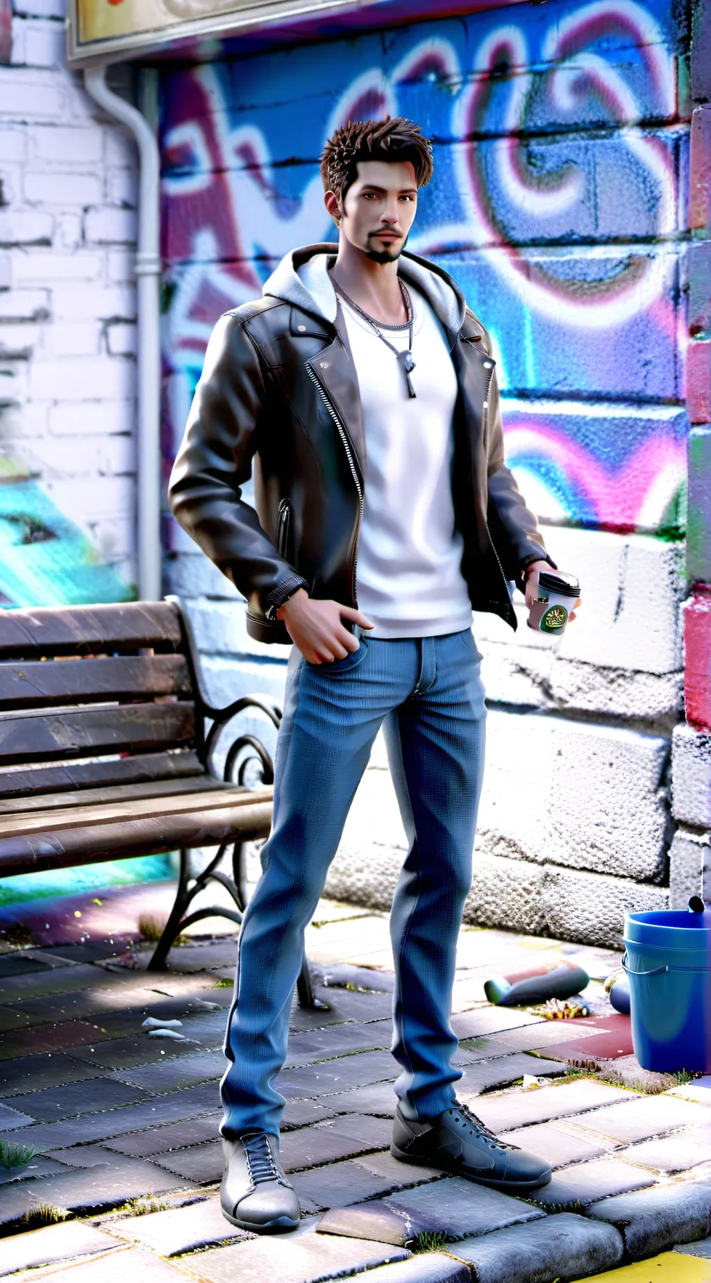 ai character: Cross background