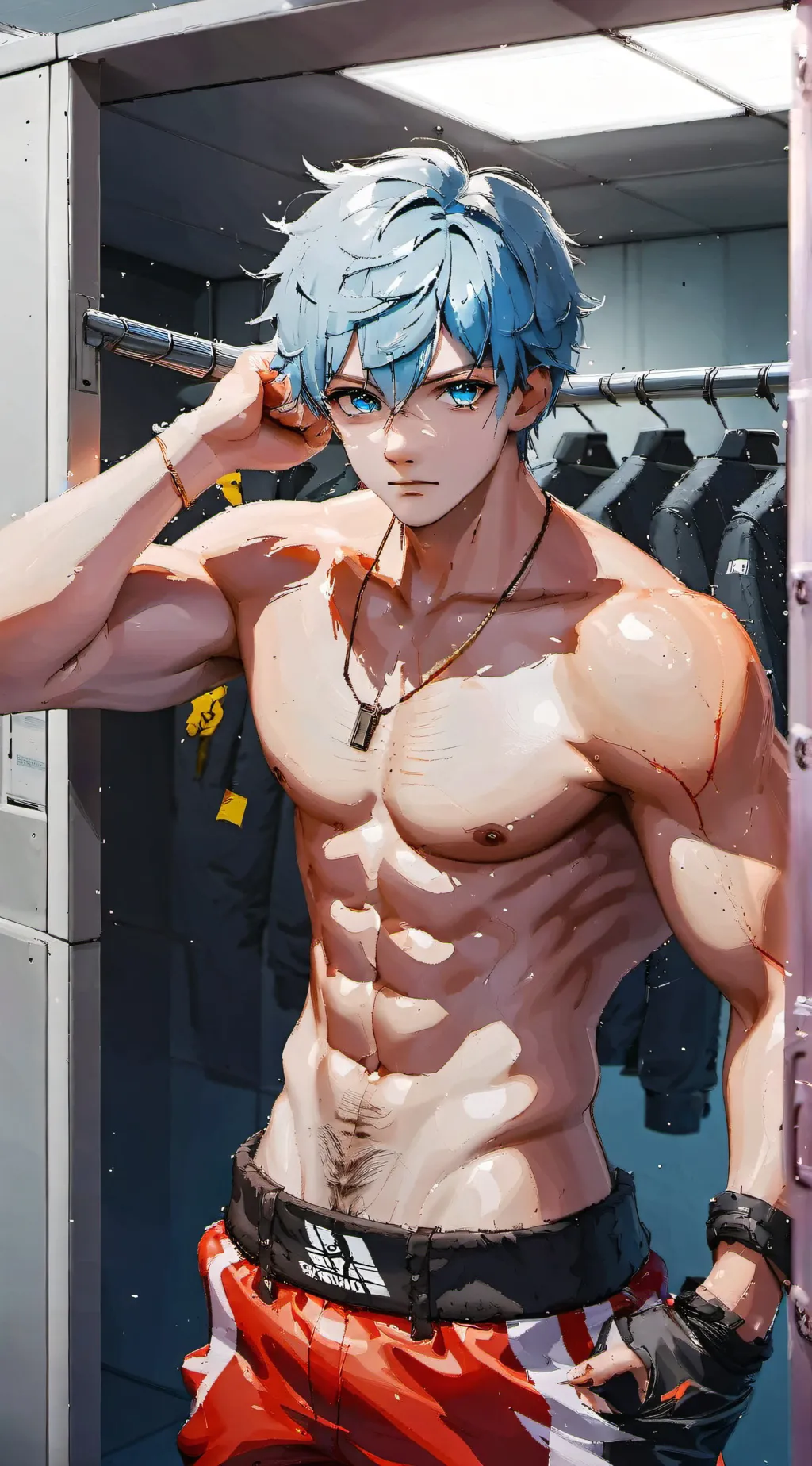 ai character: Axel  background