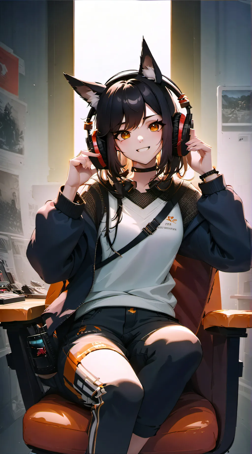 ai character: Aurora background