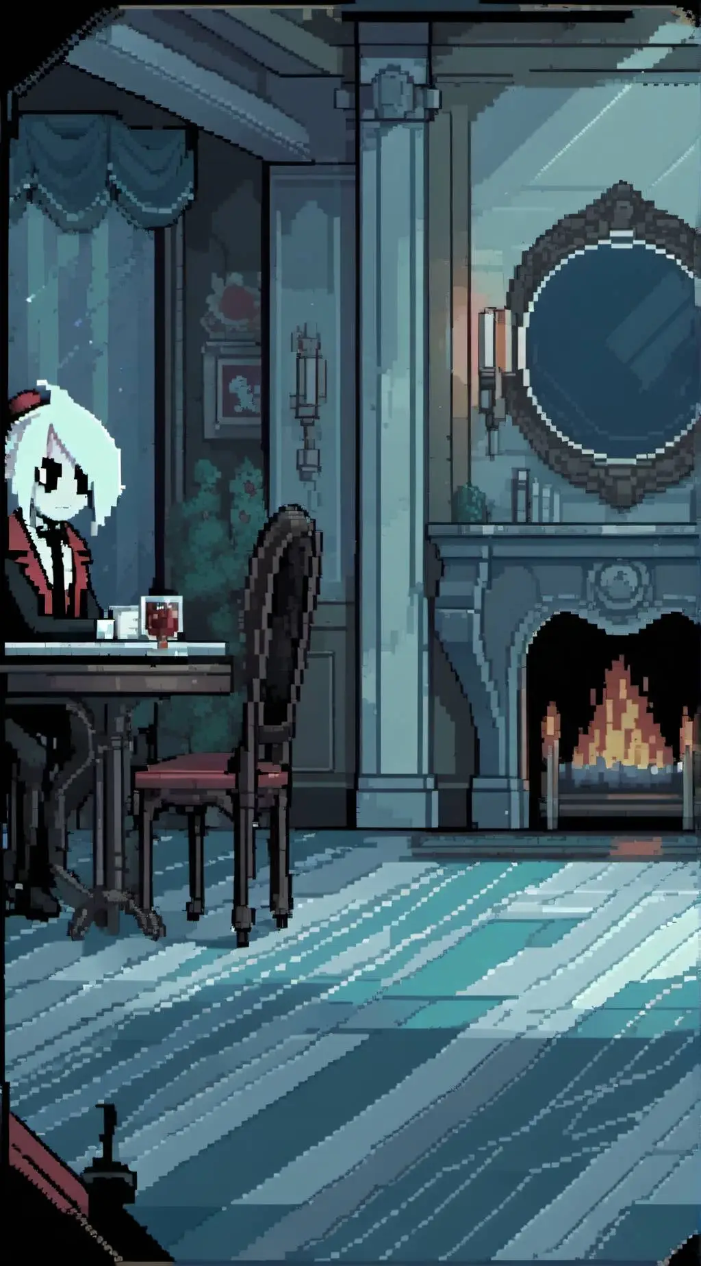 ai character: ⬤~HH/HB~⬤ background