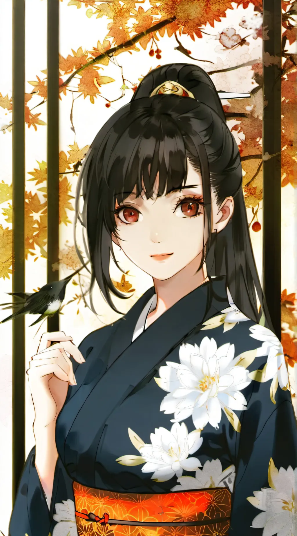 ai character: Robyn kibutsuji  background