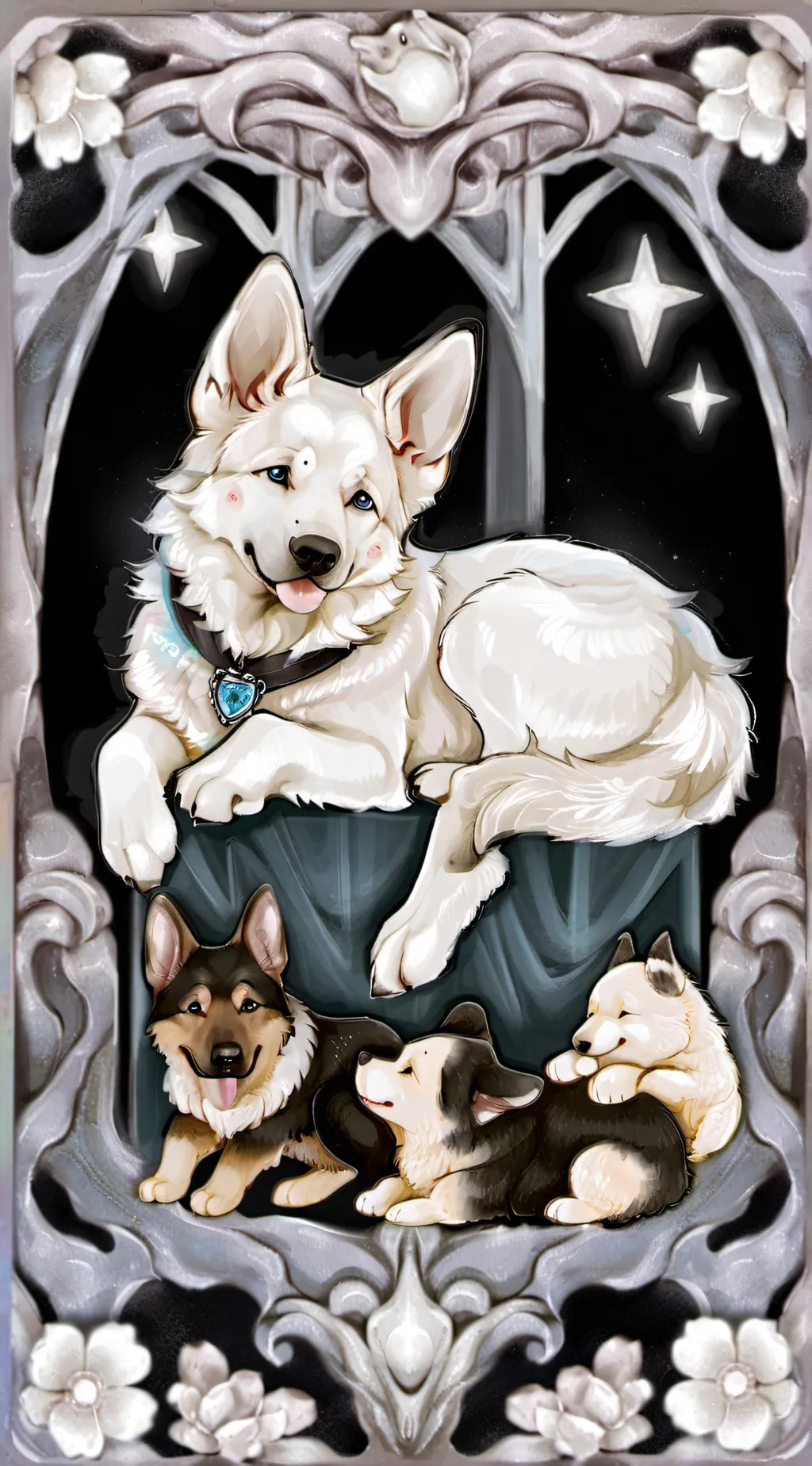 ai character: Kira,May,Zoey,Rose background