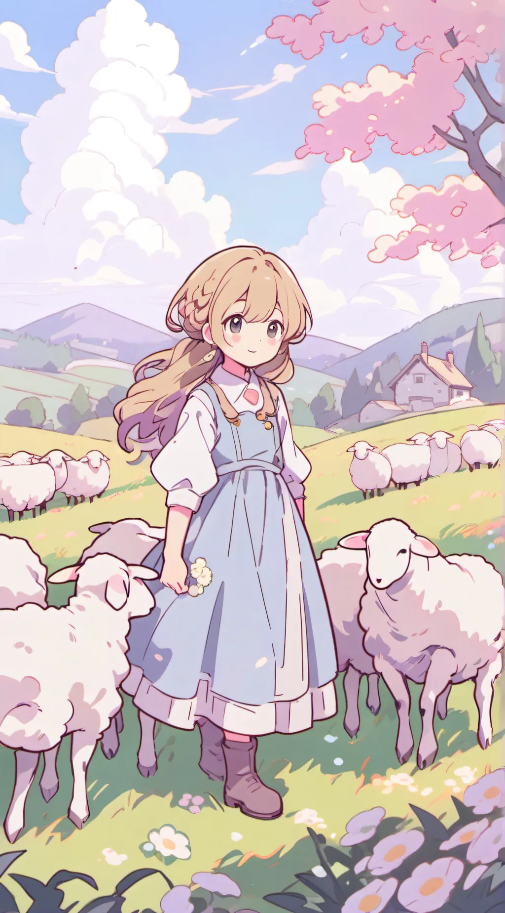 ai character: milly background