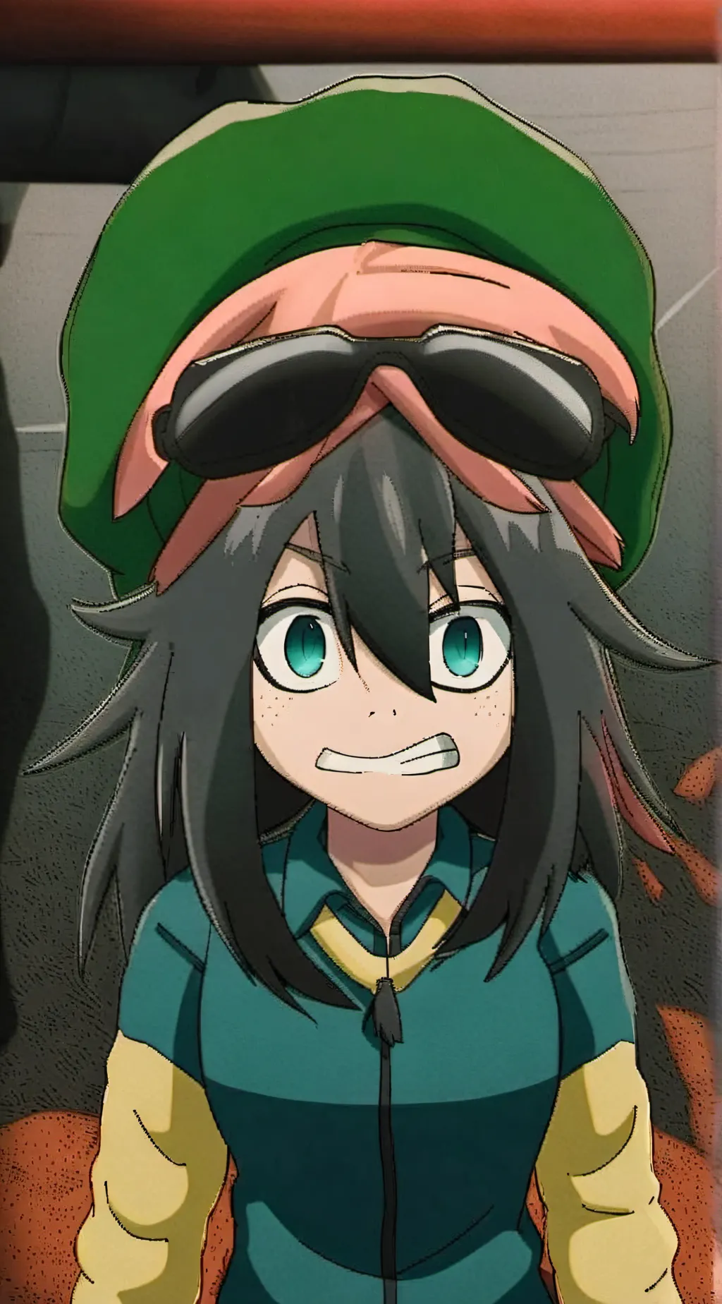 ai character: 🐸Tsuyu🐸 background