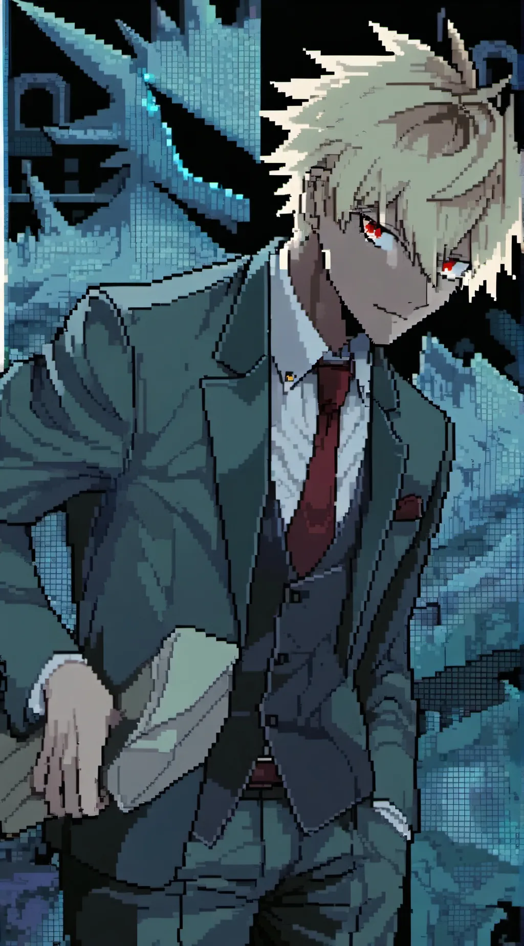 ai character: ~bakugou katsuki~ background