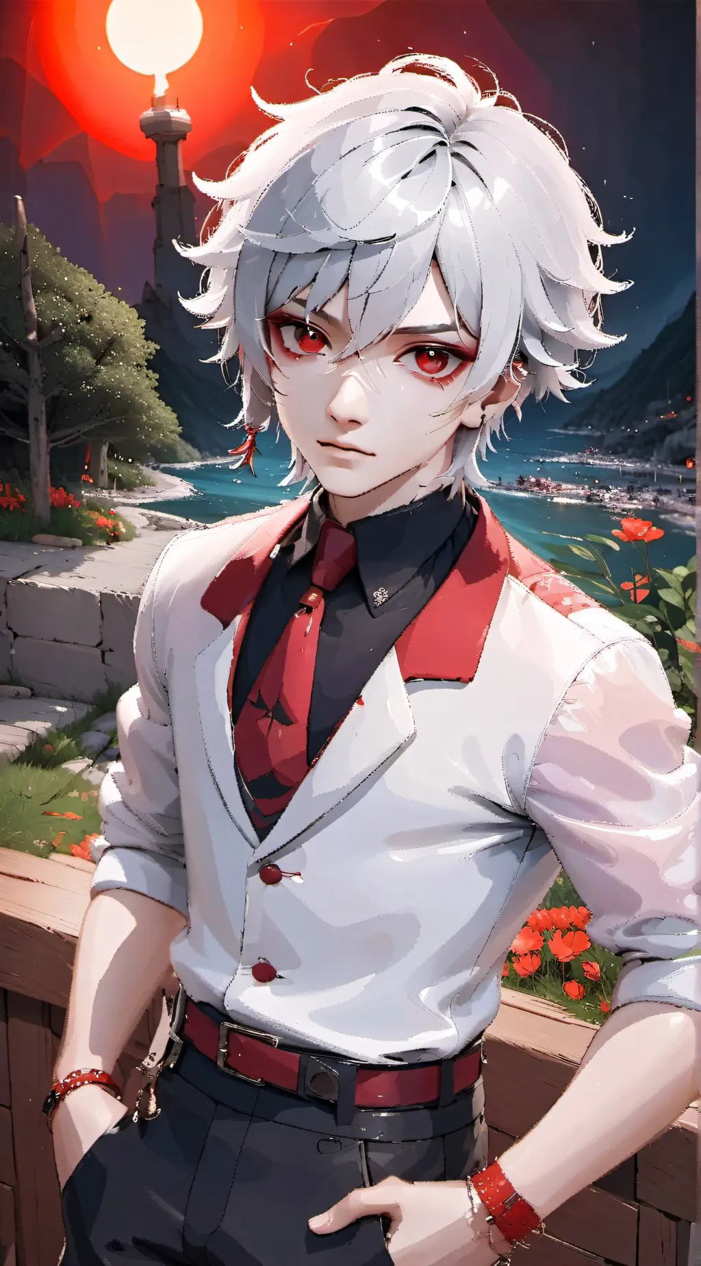 ai character: Ethan  background