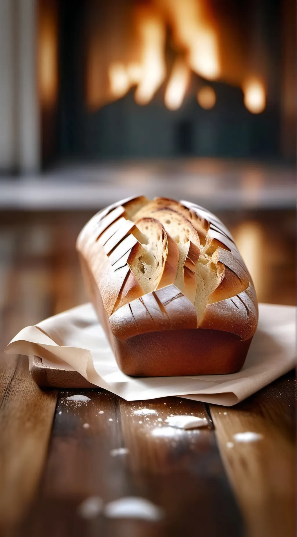 ai character: bread background