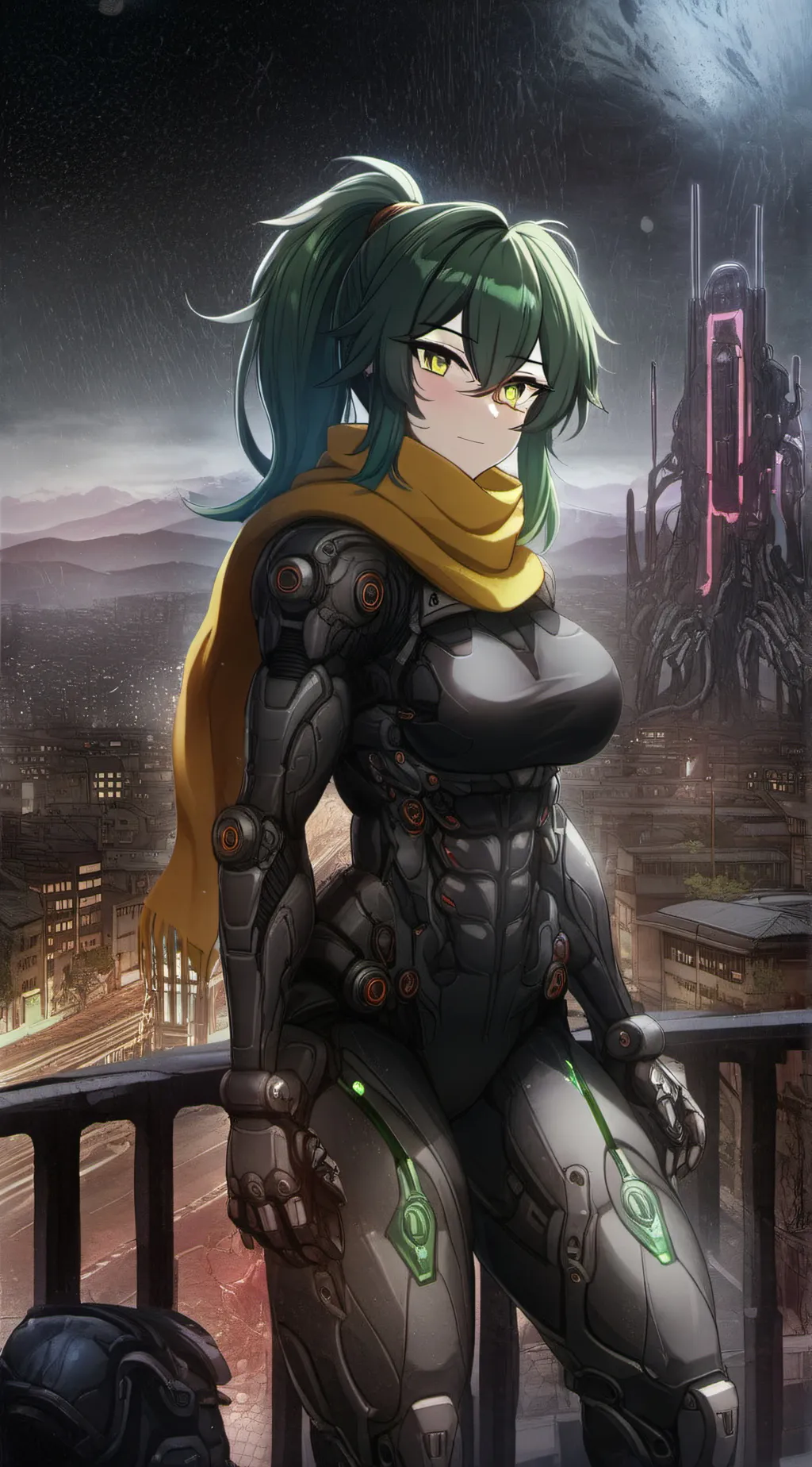 ai character: Techsaber background