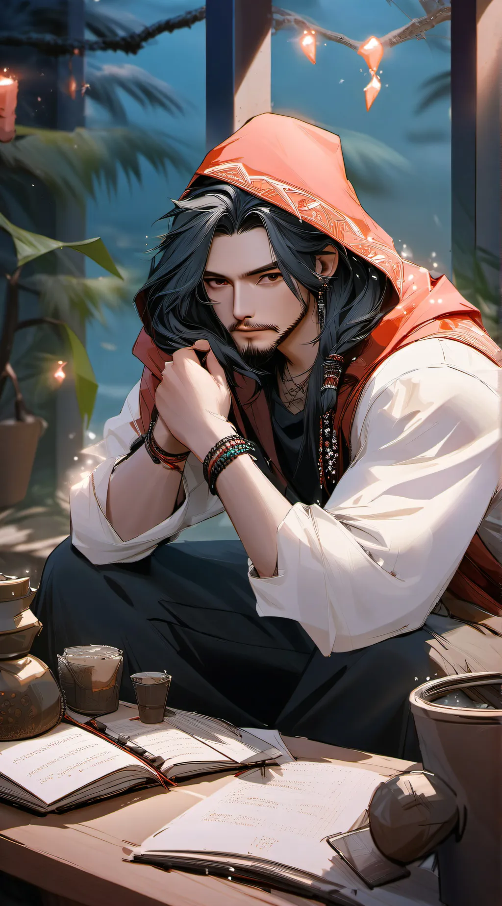 ai character: homeless background