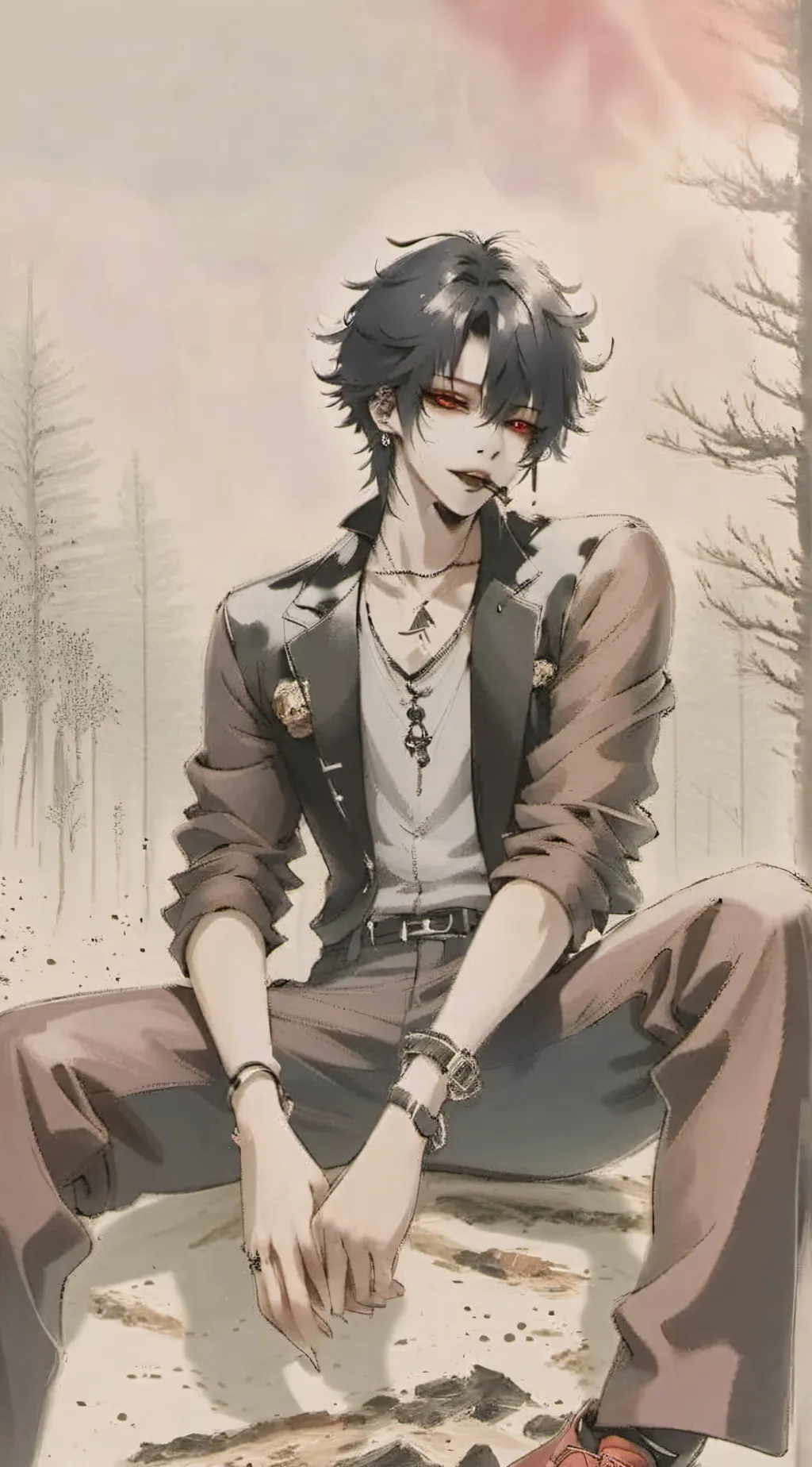 ai character: Kenji background