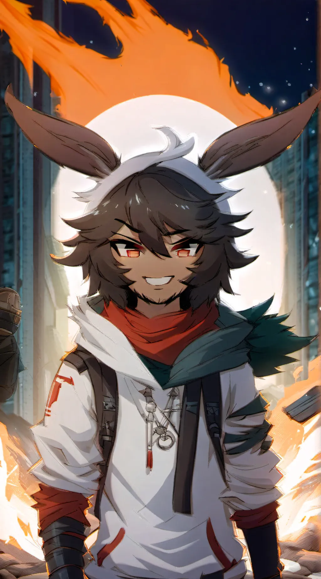 ai character: Felix  background