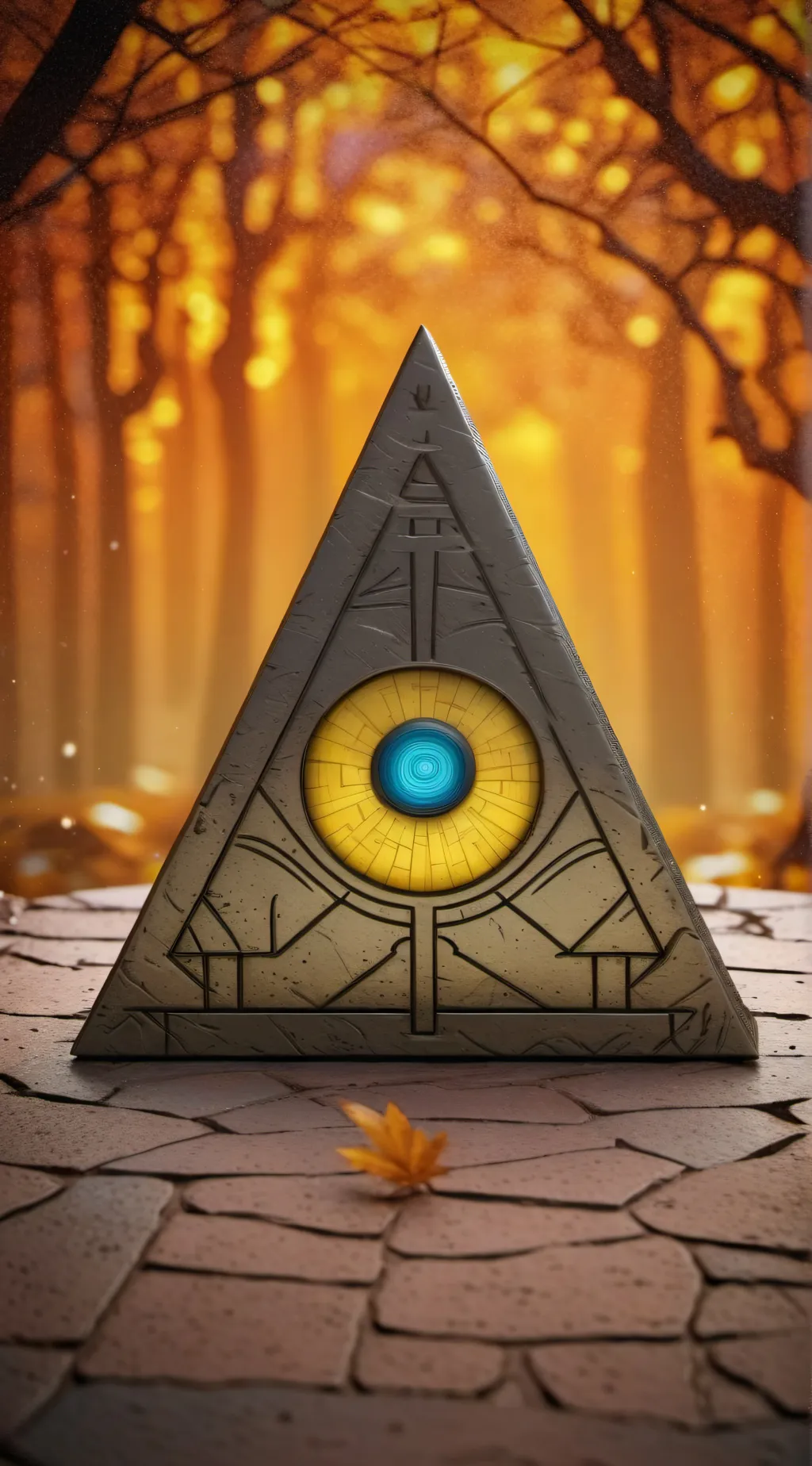 ai character: gravity falls  background