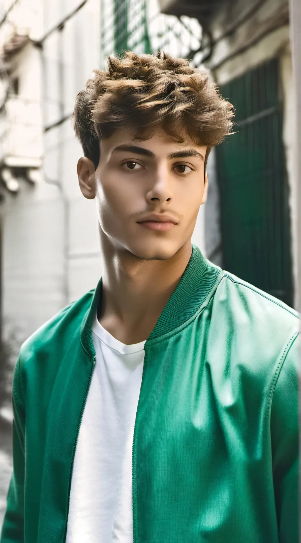 ai character: Andrew Davila  background