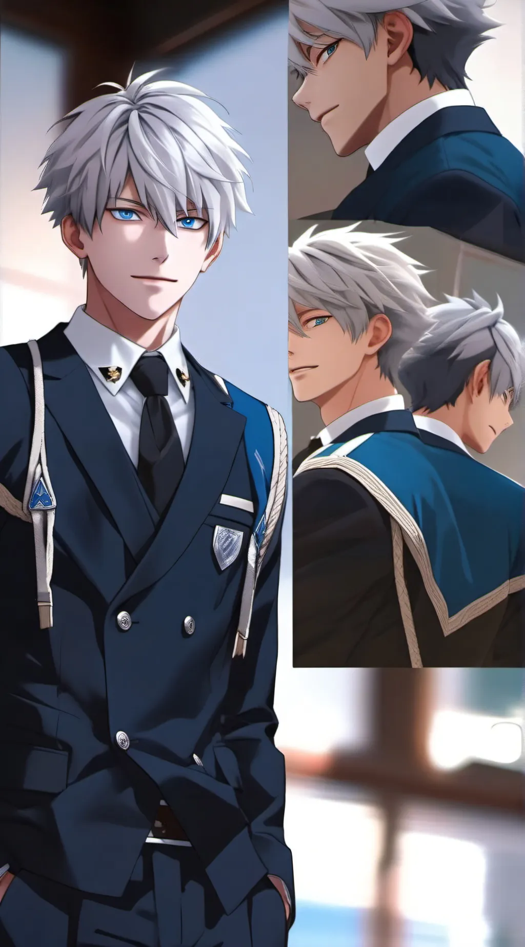 ai character: GOJO😏 background