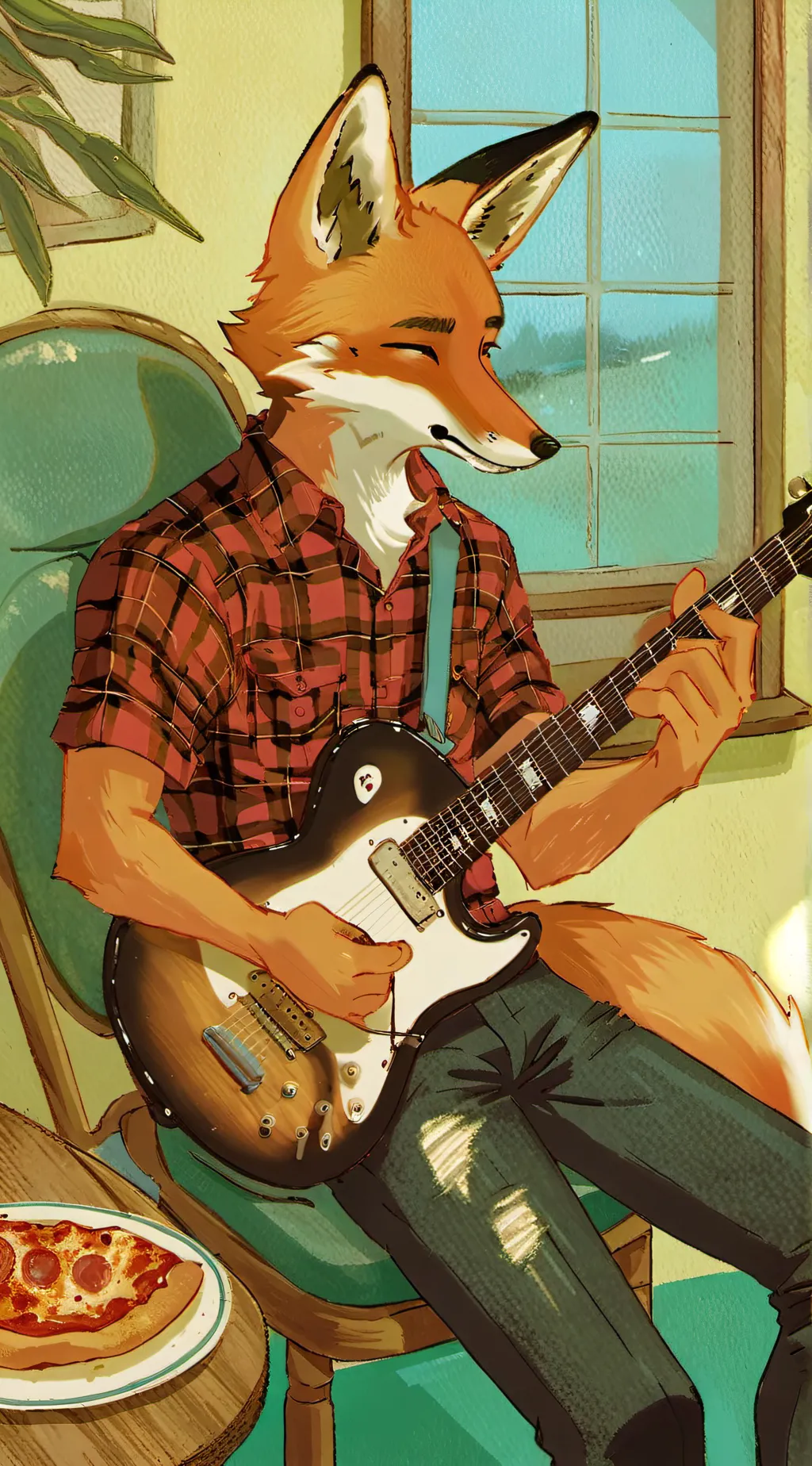 ai character: fnaf 1 background