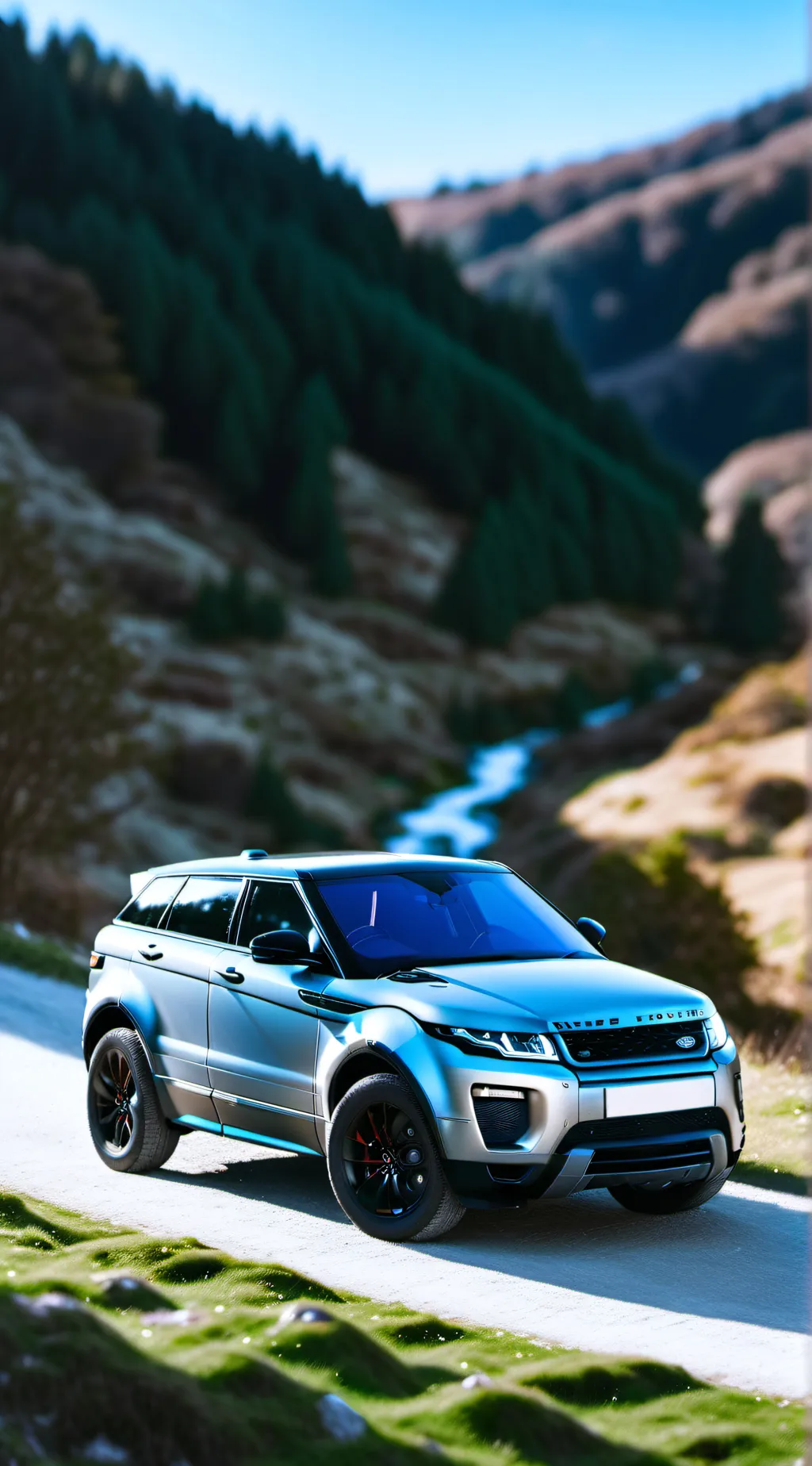 ai character: Range Rover background