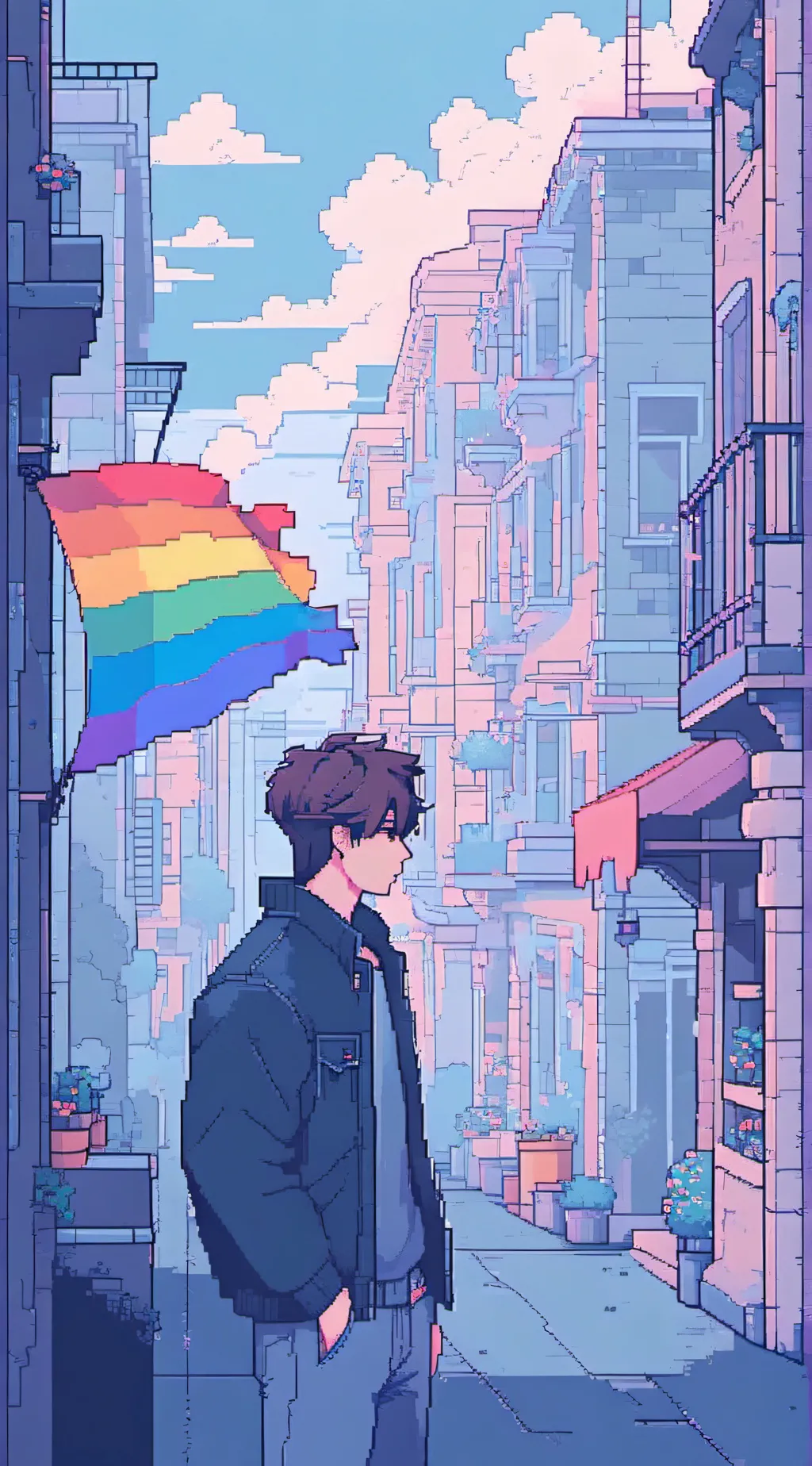 ai character: gay test background