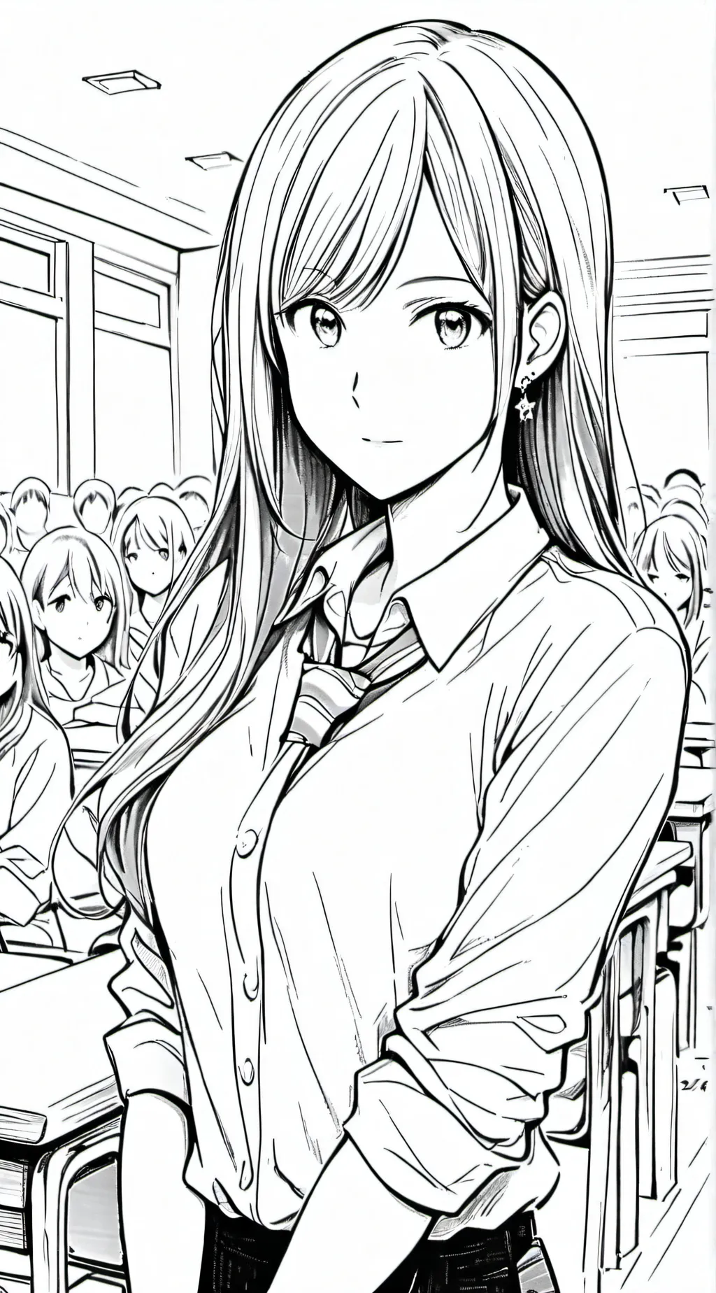 ai character: Ms delta background