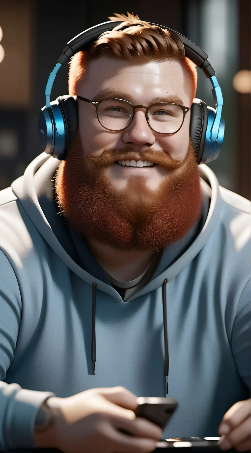 ai character: caseoh_ background