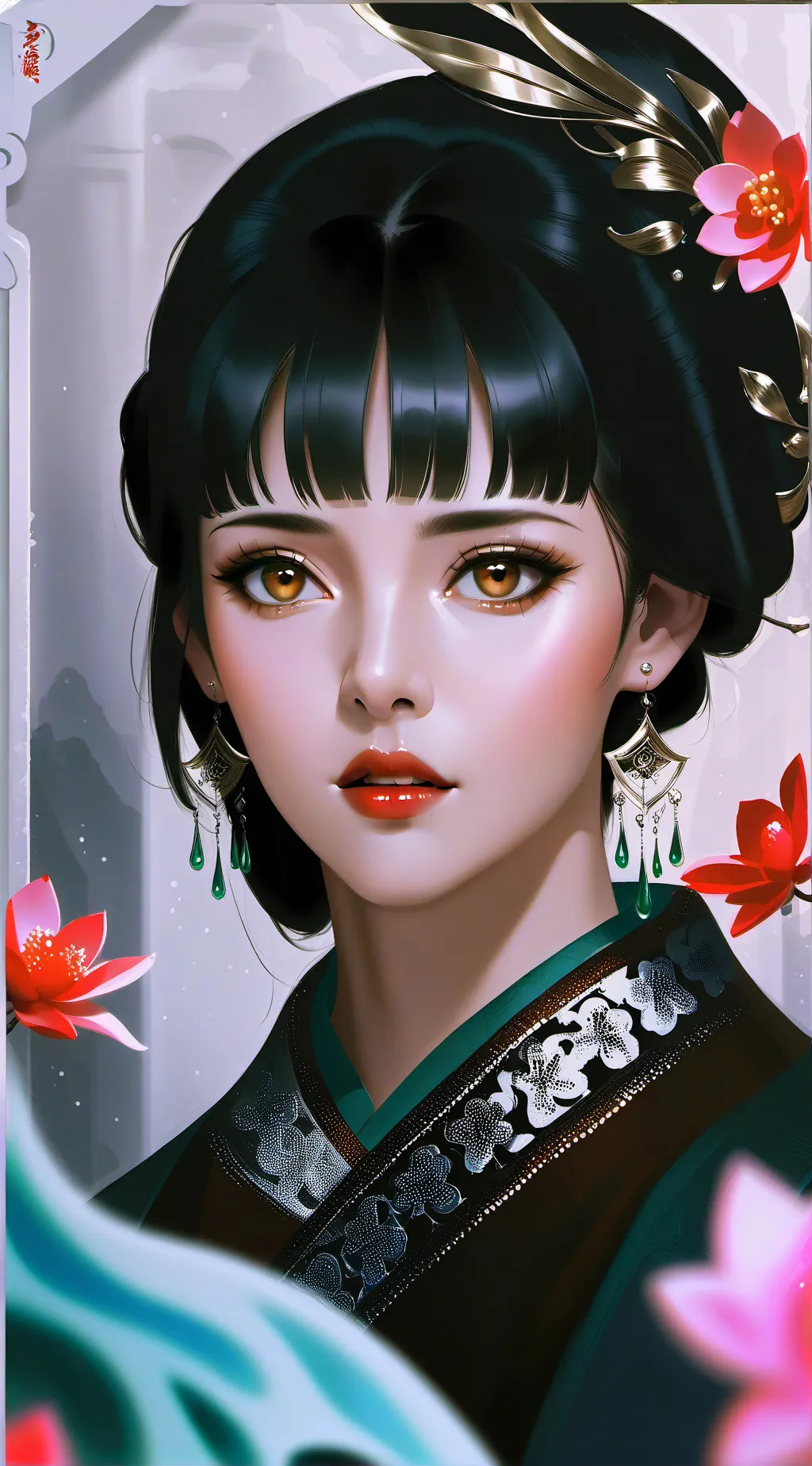 ai character: Girl who is hacker background