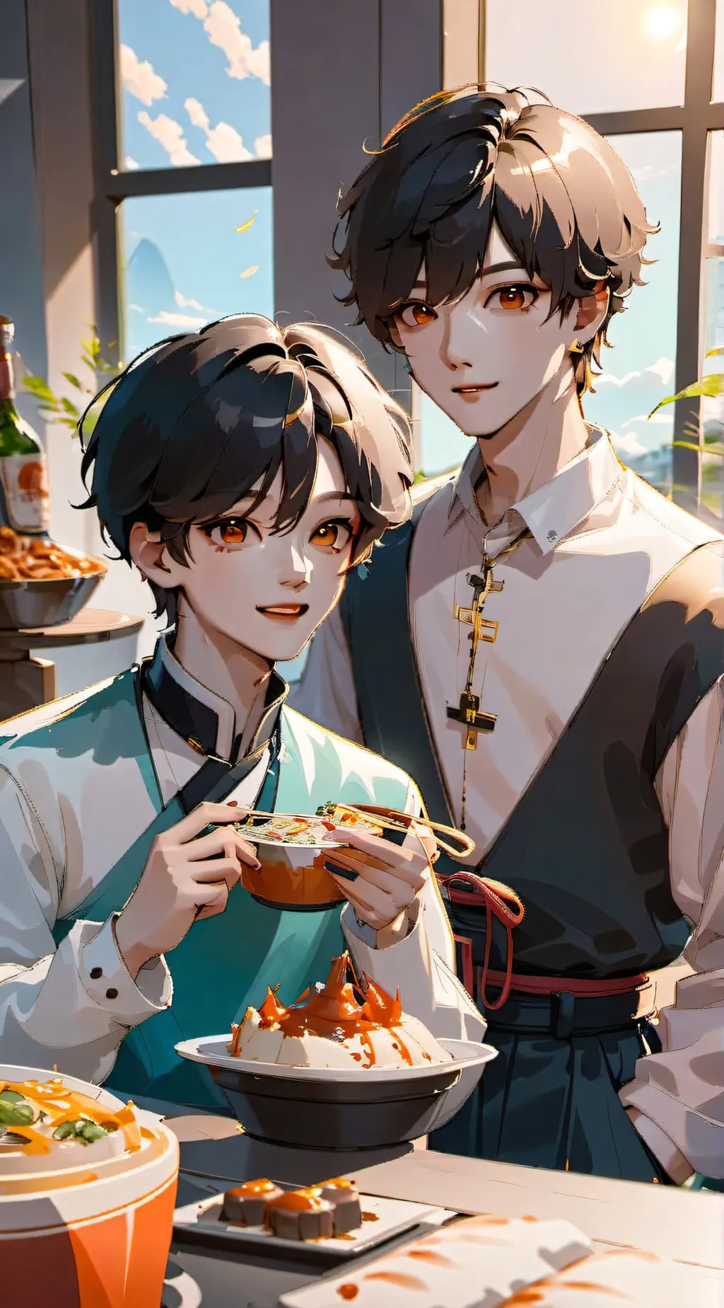 ai character: hyunlix background