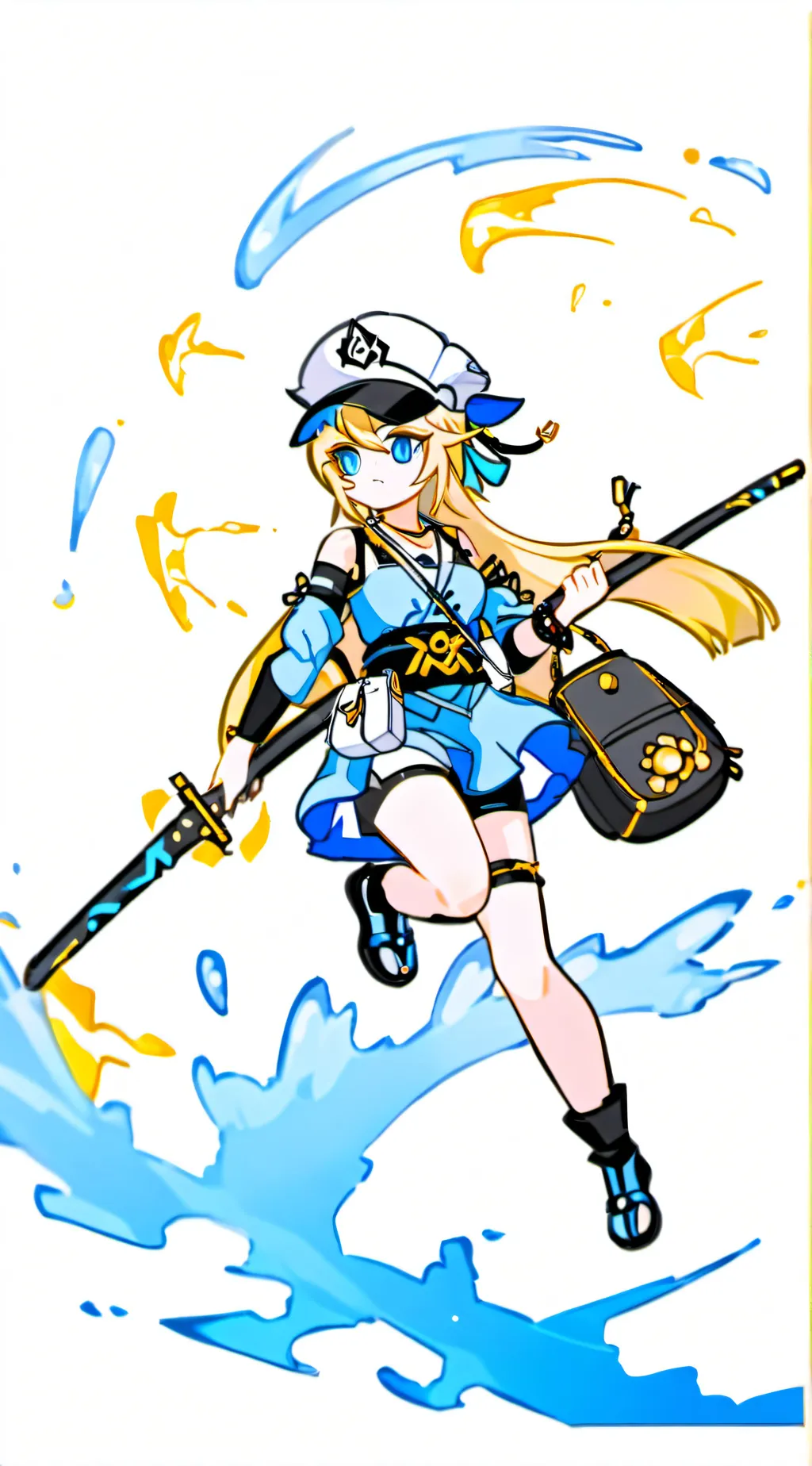 ai character: Bubbles  background