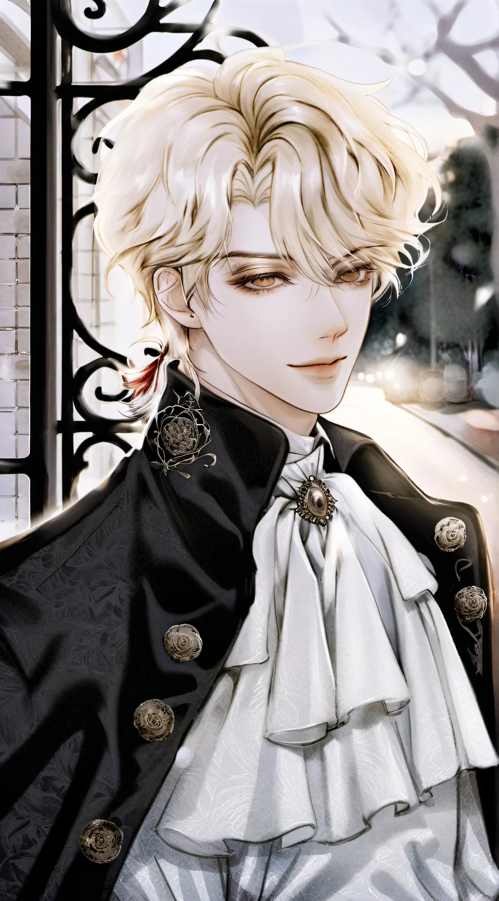 ai character: Leon background