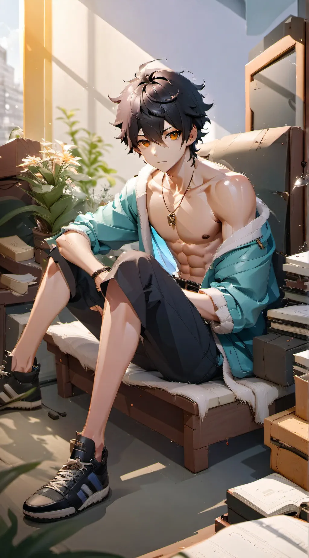 ai character: ★andrew★ background