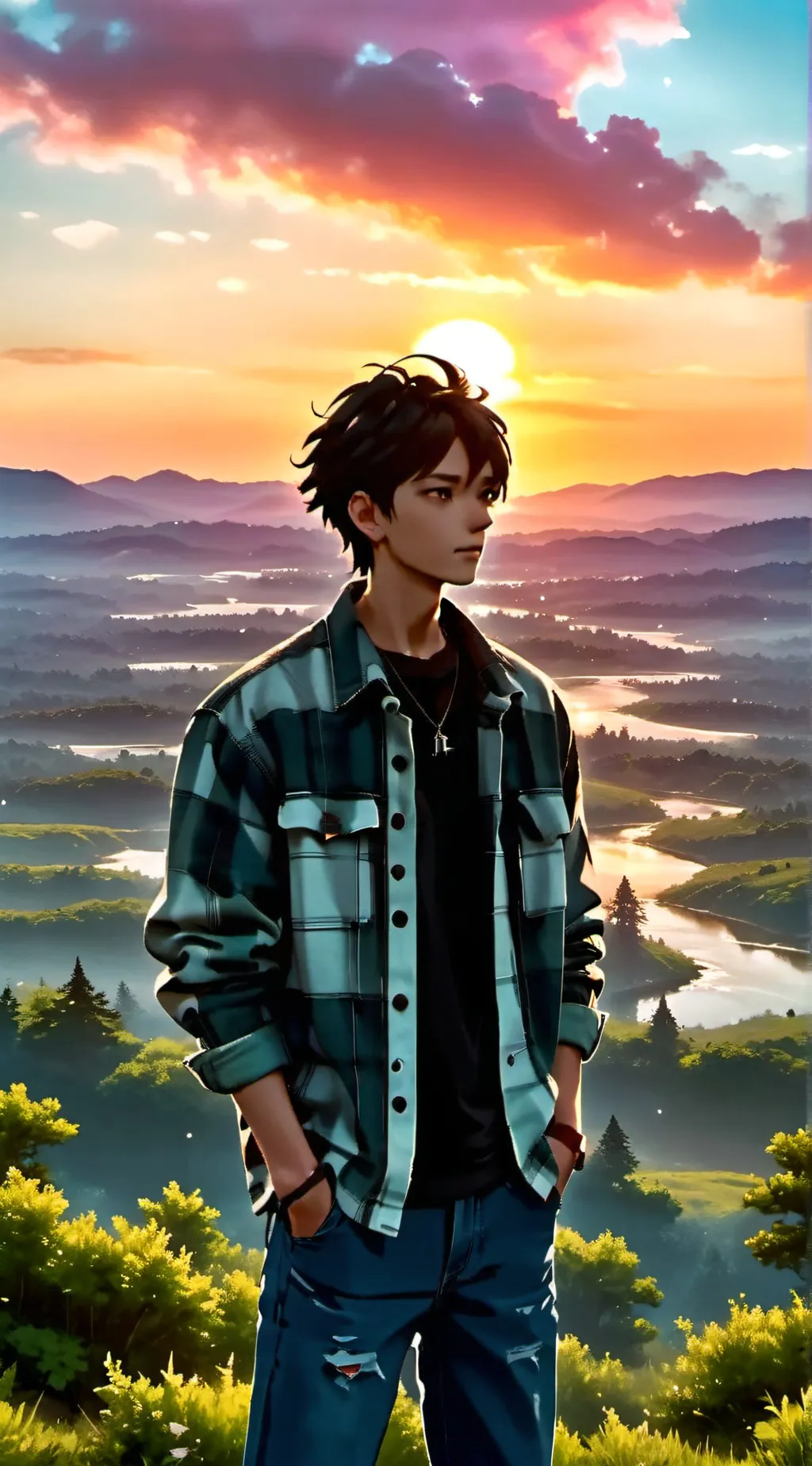 ai character: Max background