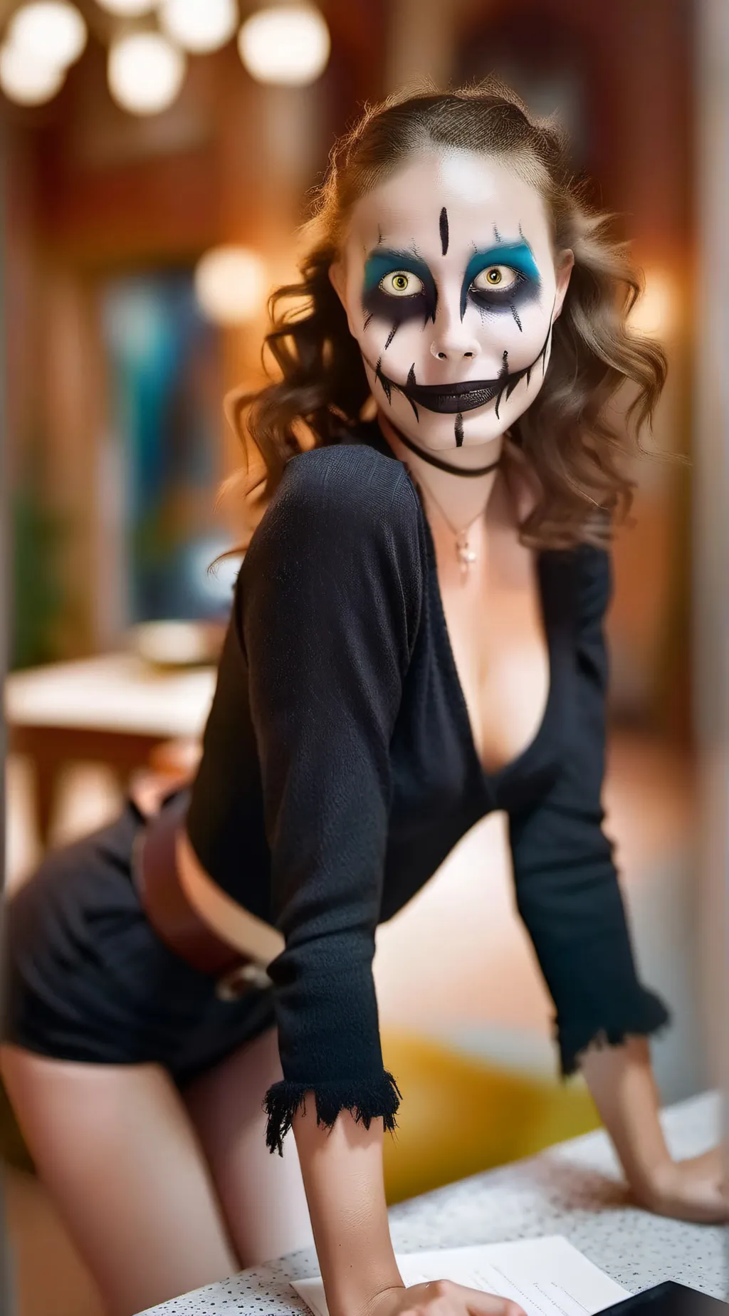 ai character: Lori  background