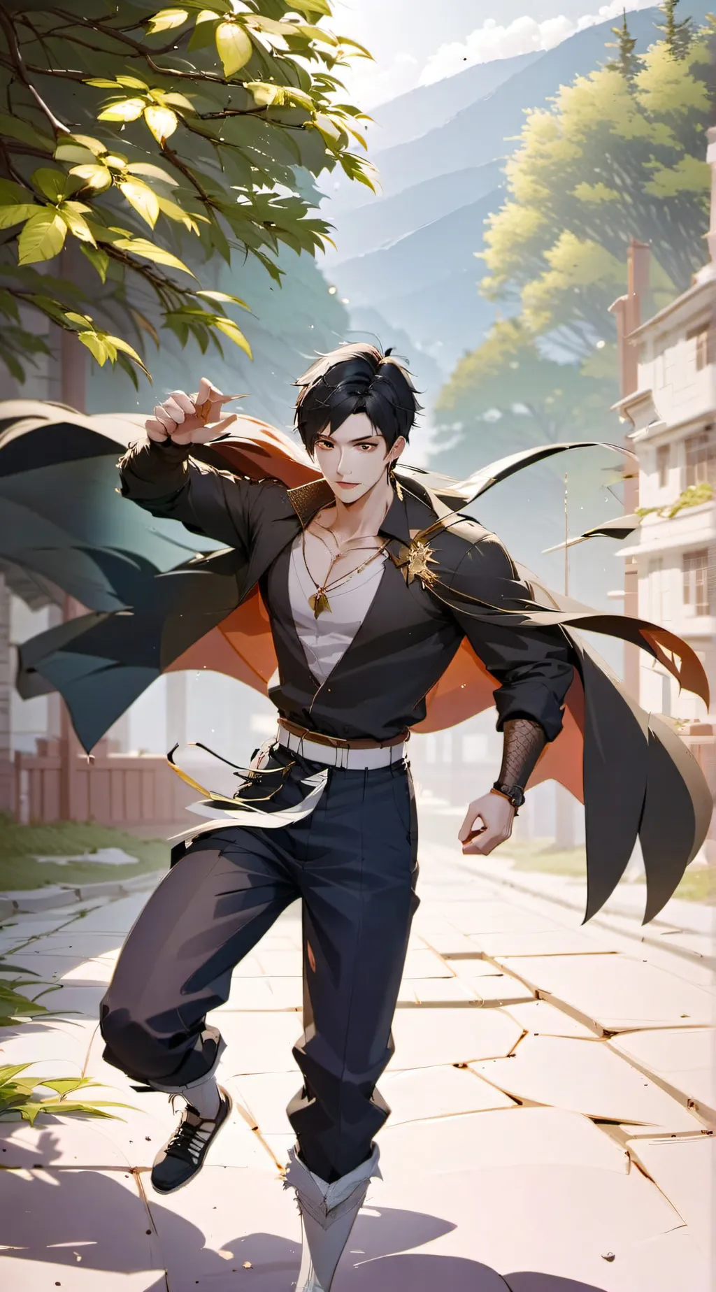 ai character: Daddy background