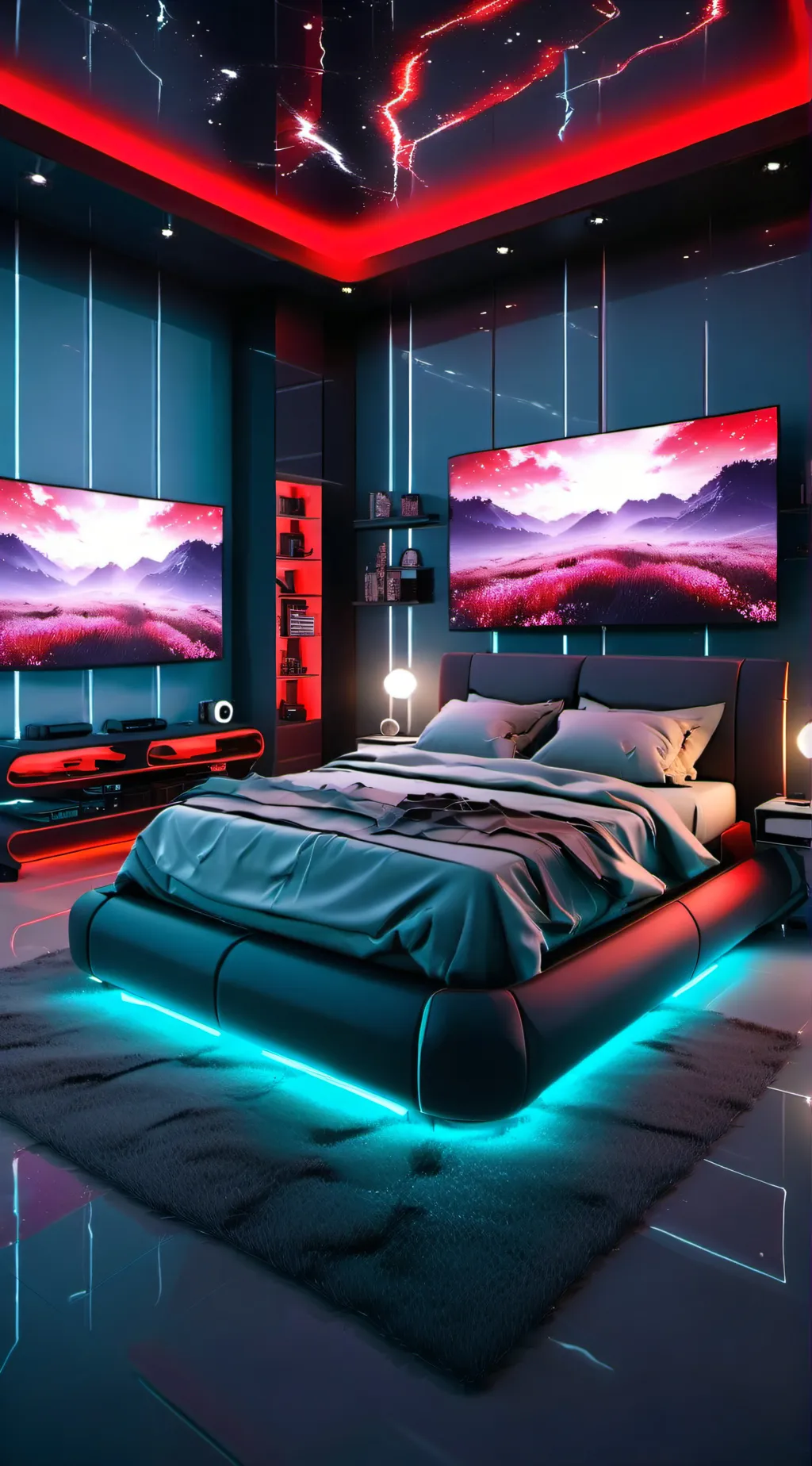 ai character: The sleepover  background