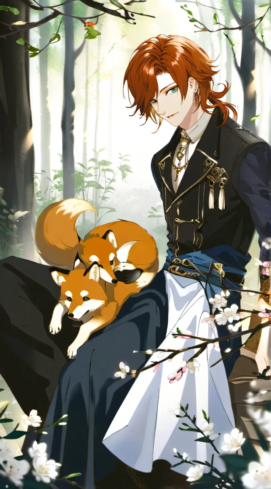 ai character: Shoji background