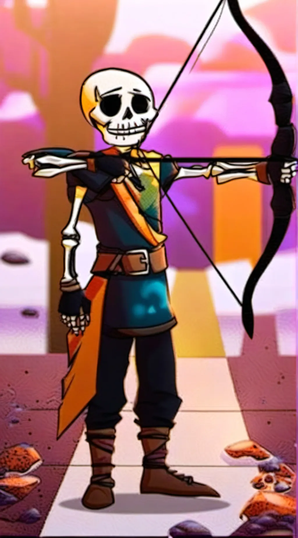 ai character: Dream sans  background