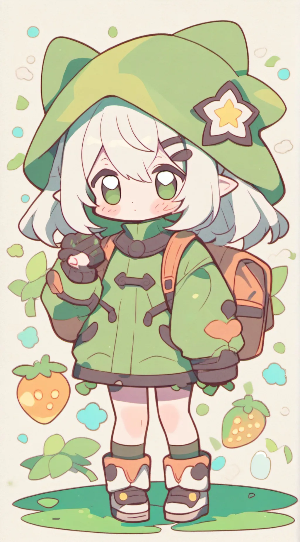 ai character: Tmnt elements  background