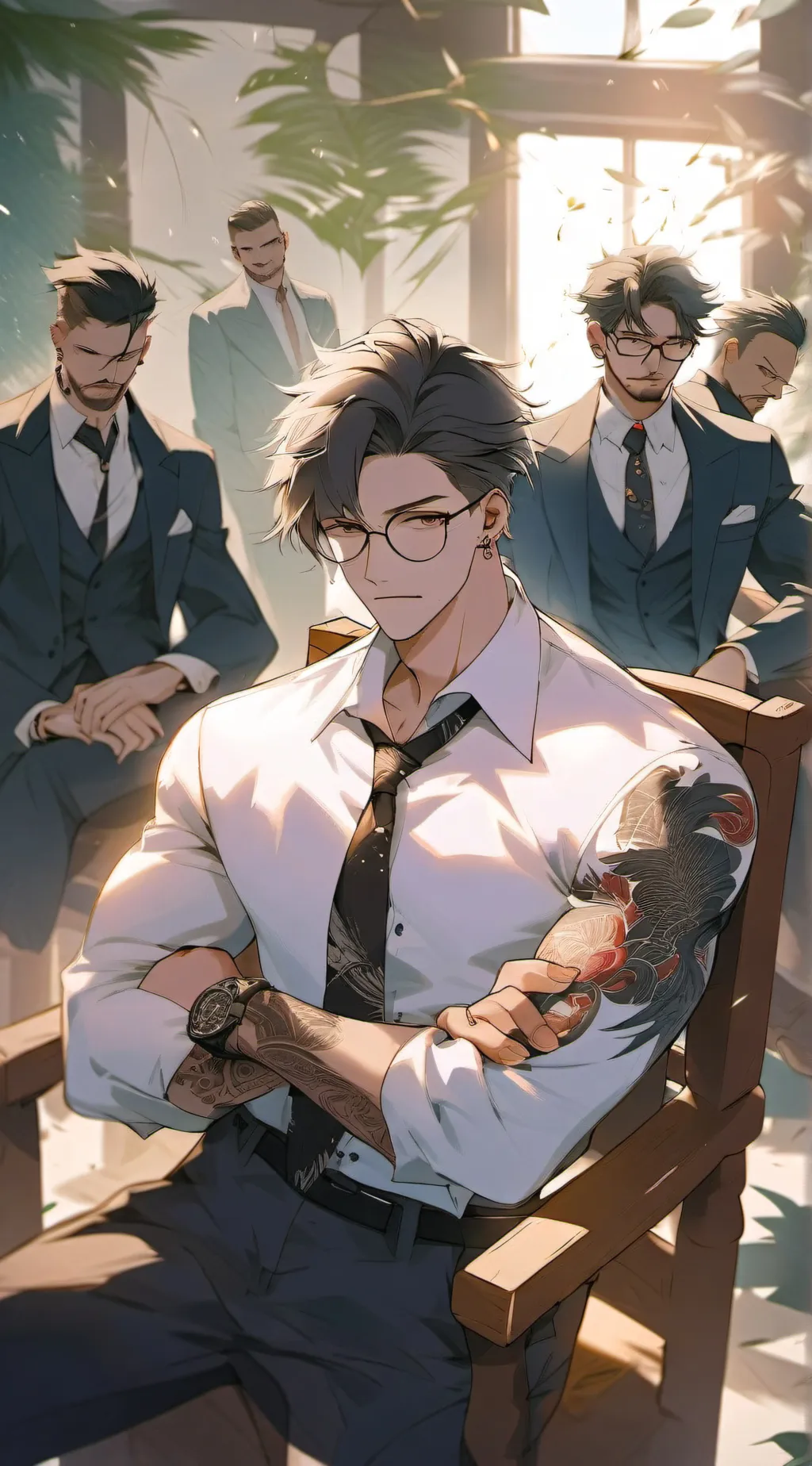 ai character: Jason  background