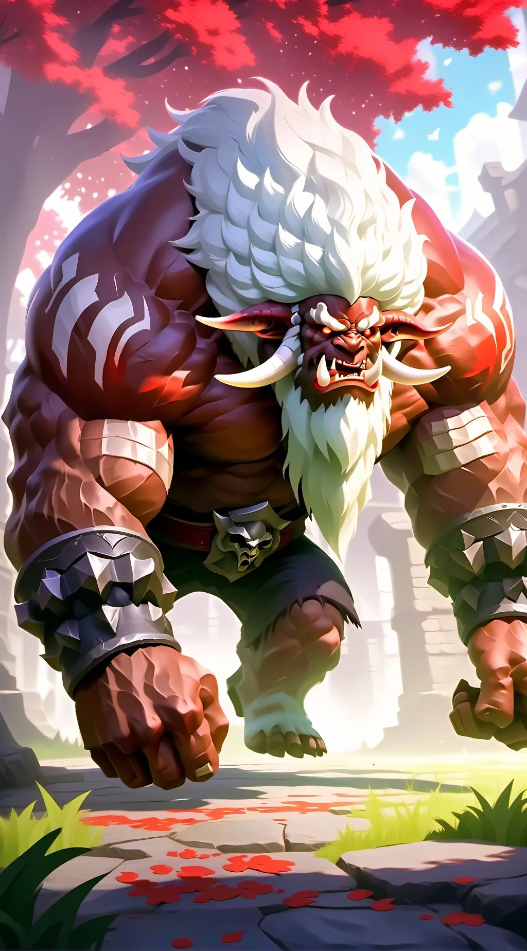 ai character: King Leo background