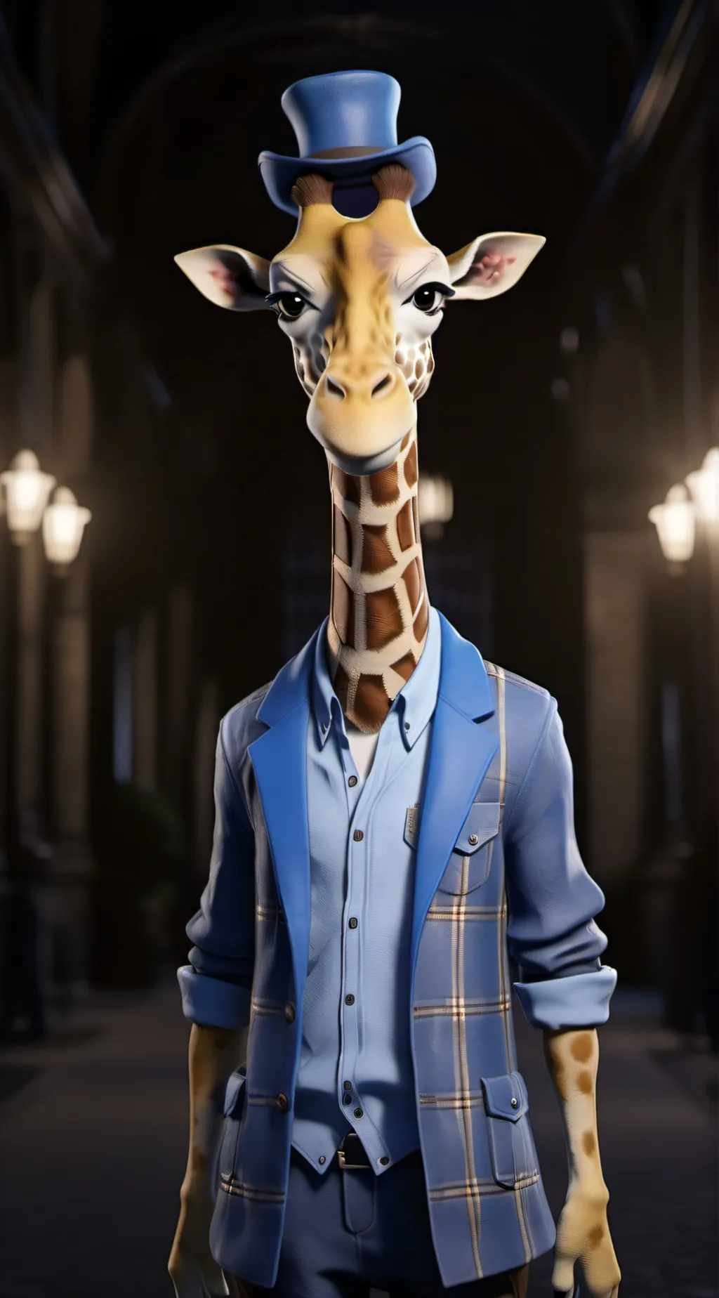 ai character: Giraffy background