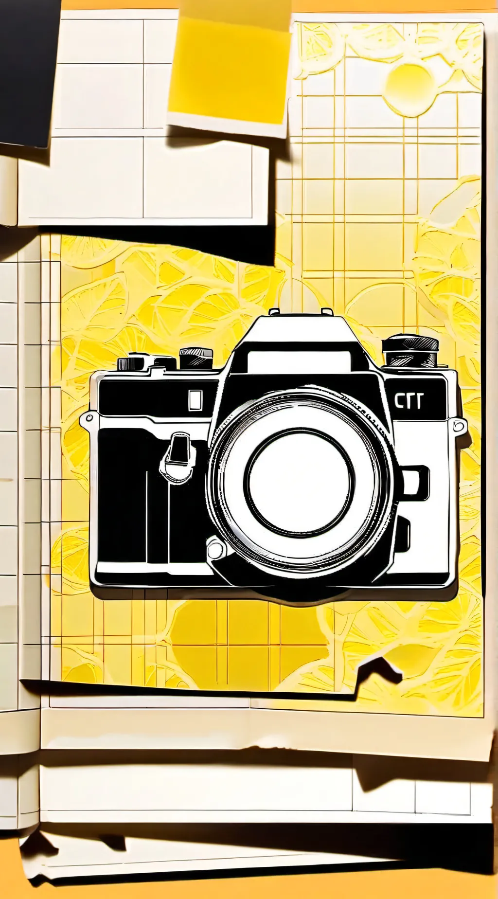 ai character: titan cameraman  background