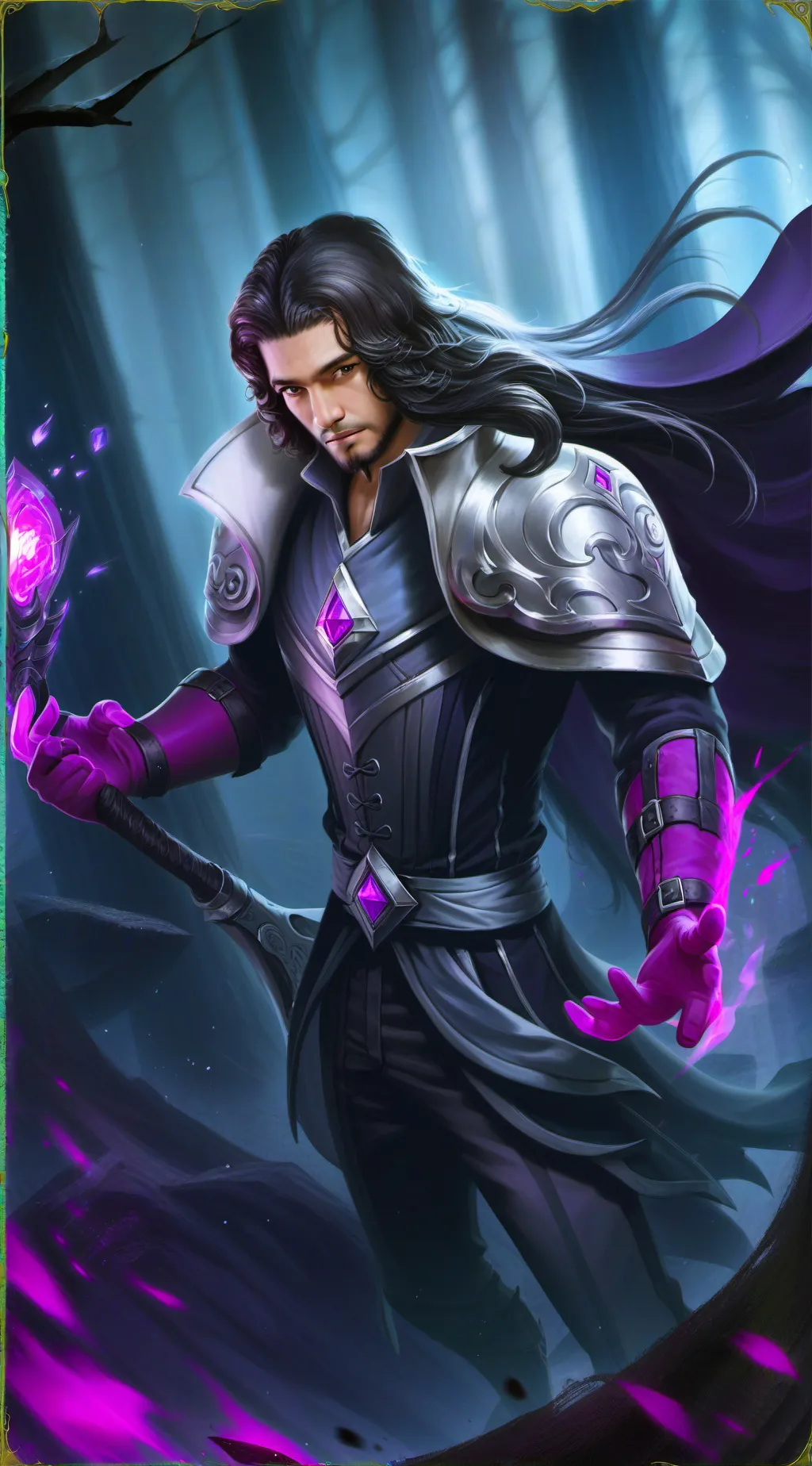 ai character: Zero  background