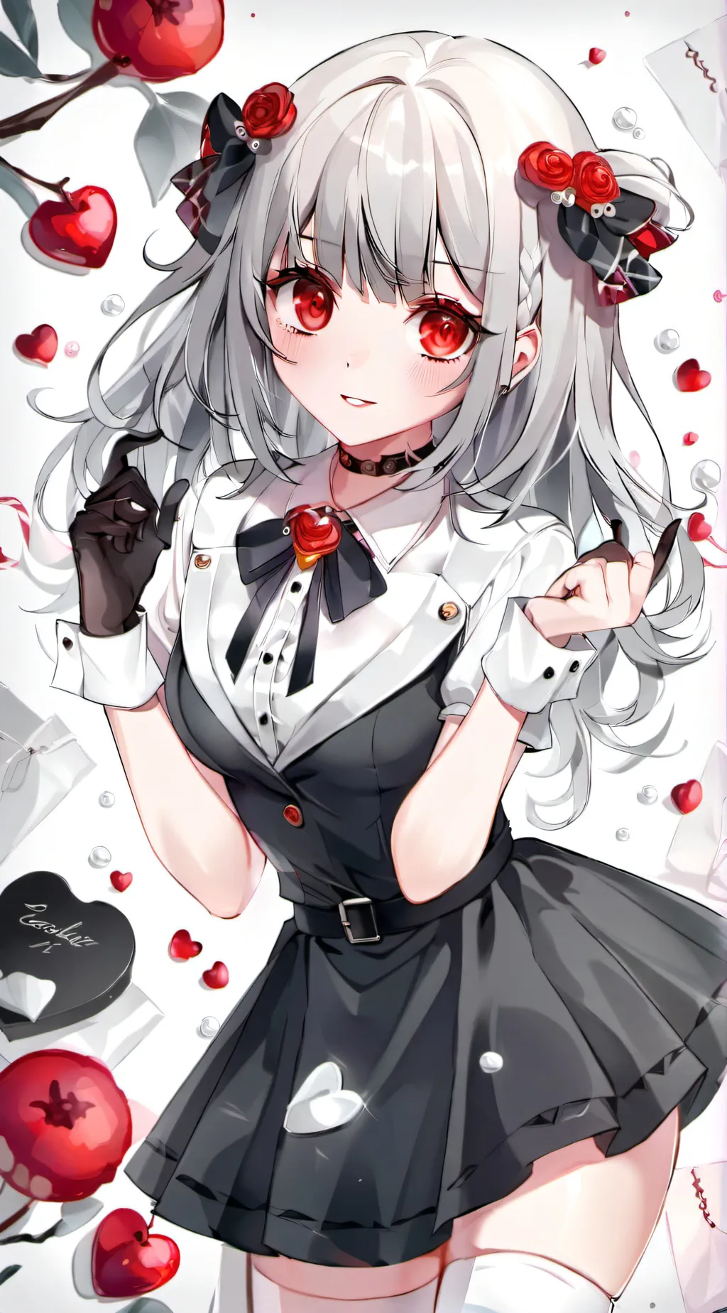 ai character: scarlet background