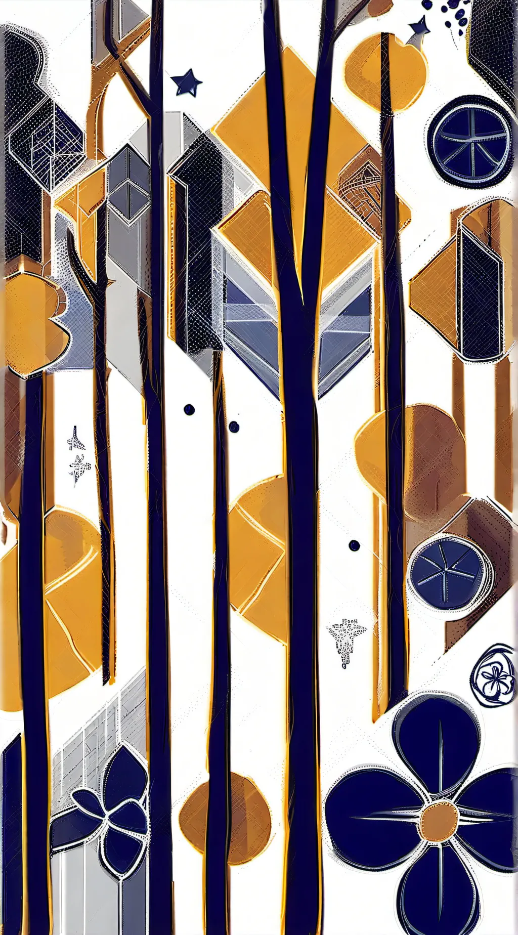 ai character: Sun and moon show! background