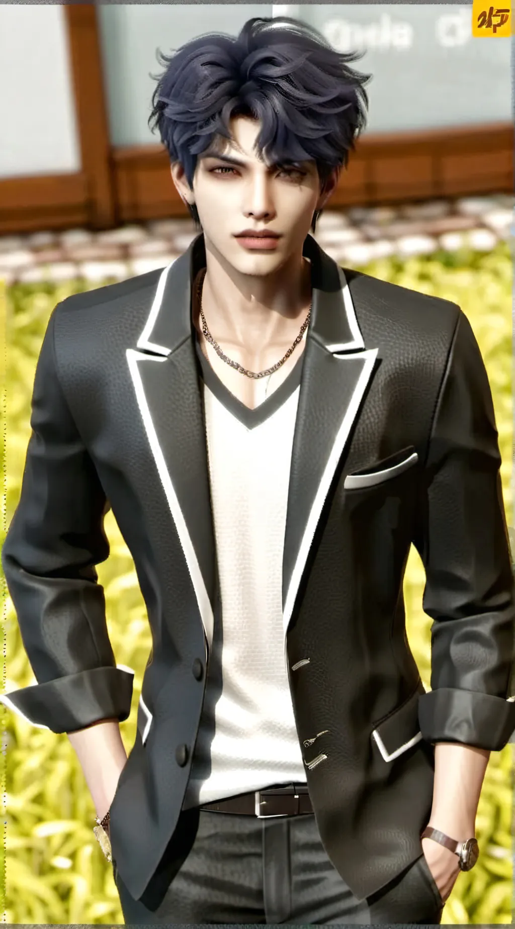 ai character: layn background