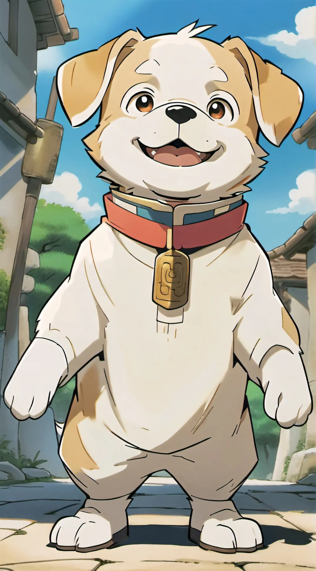 ai character: furry background